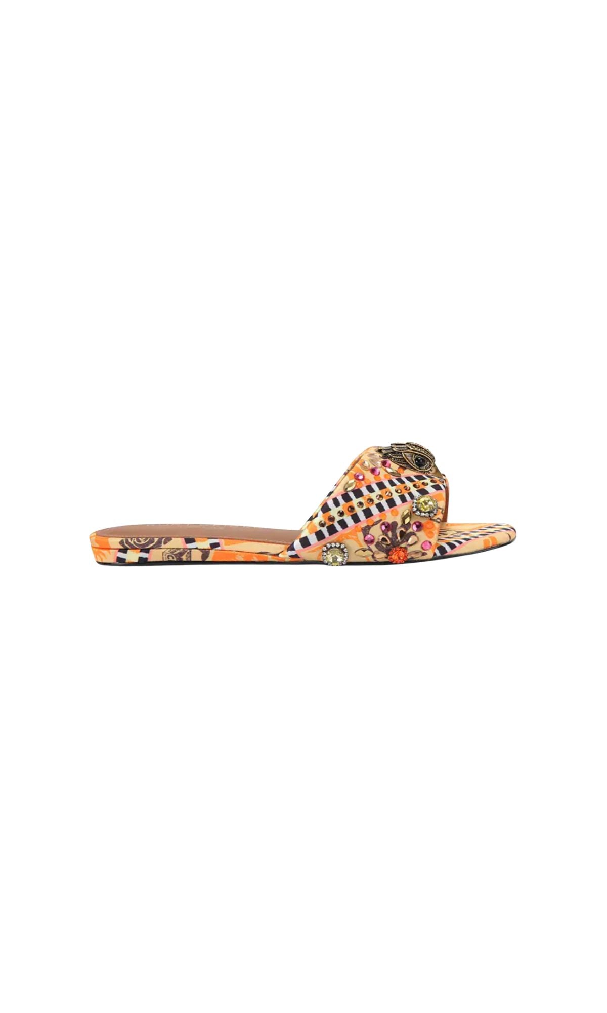FLAT SANDAL KENSINGTON MUSTARD - calzature - KURT GEIGER