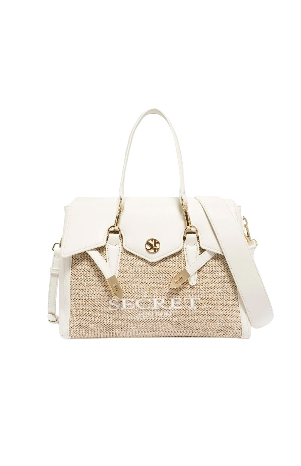 QUINY STRAW M WHT - Accessori - SECRET PON PON