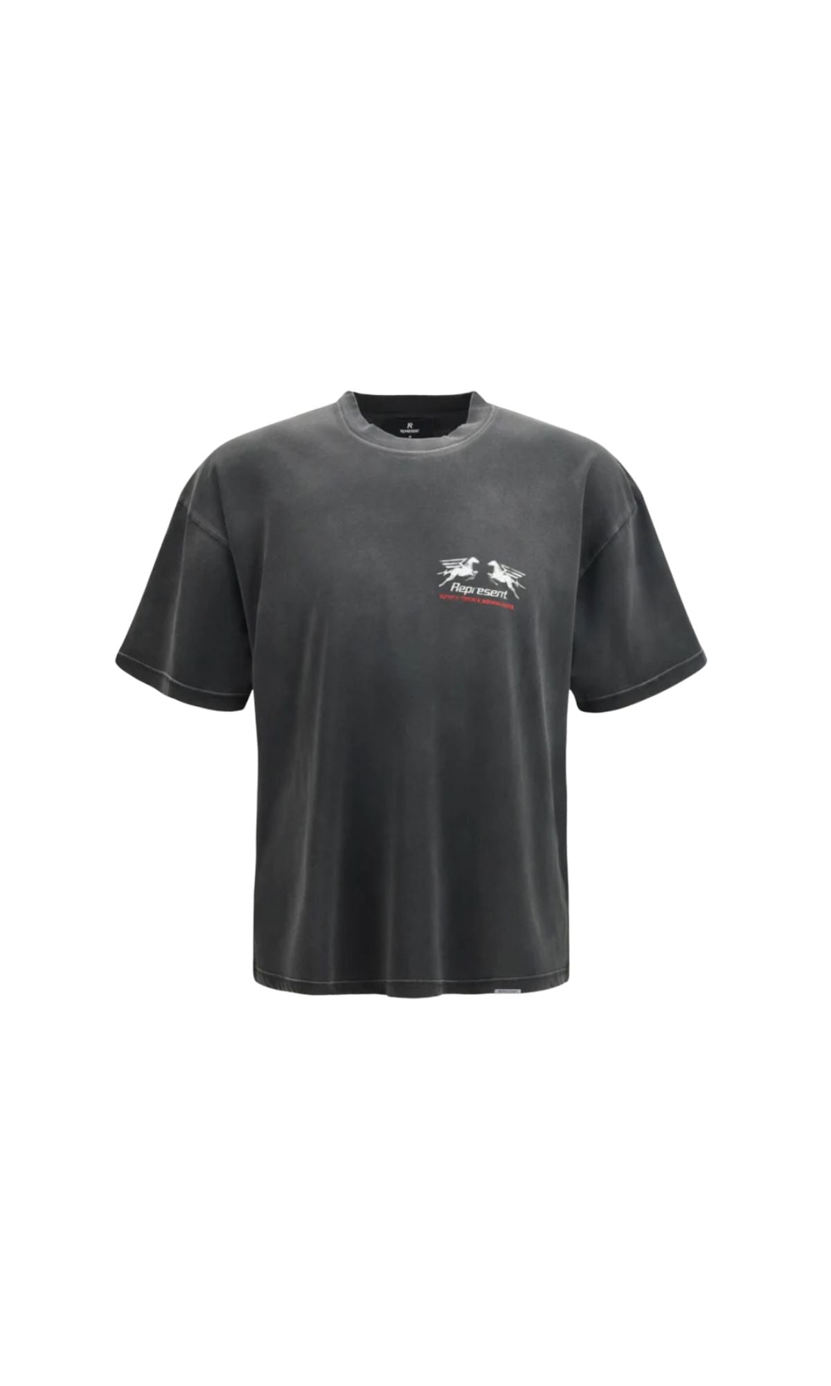 T-SHIRT 24 HOUR SERVICE STAINED BLACK - ABBIGLIAMENTO - REPRESENT