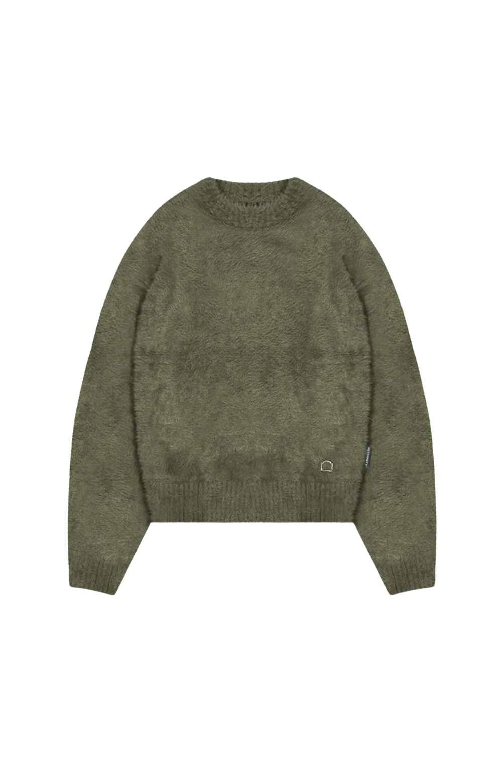 SWEATER DARK GREEN FURRY KNIT - ABBIGLIAMENTO - RETERNITY