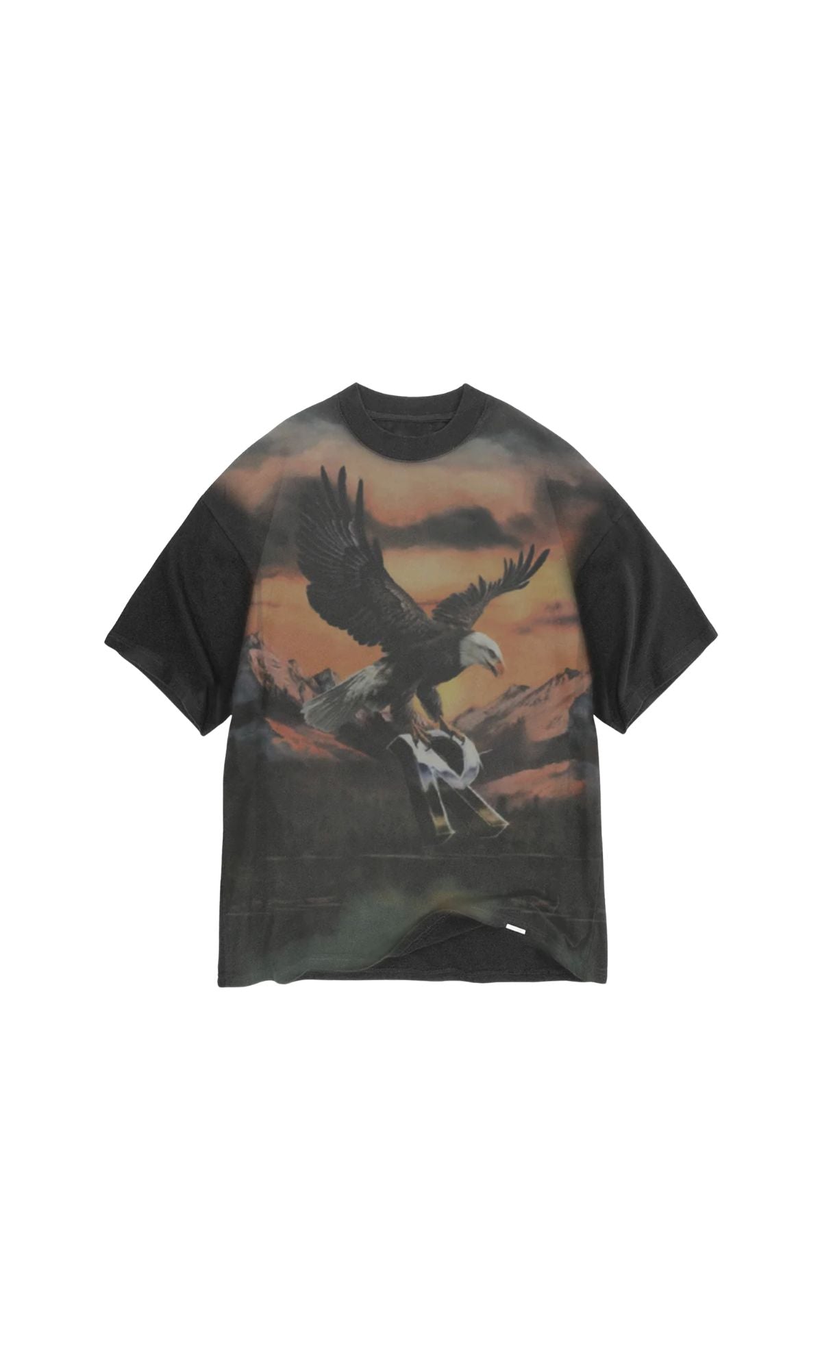 T-SHIRT CHROME FLIGHT STAINED BLACK - ABBIGLIAMENTO - REPRESENT