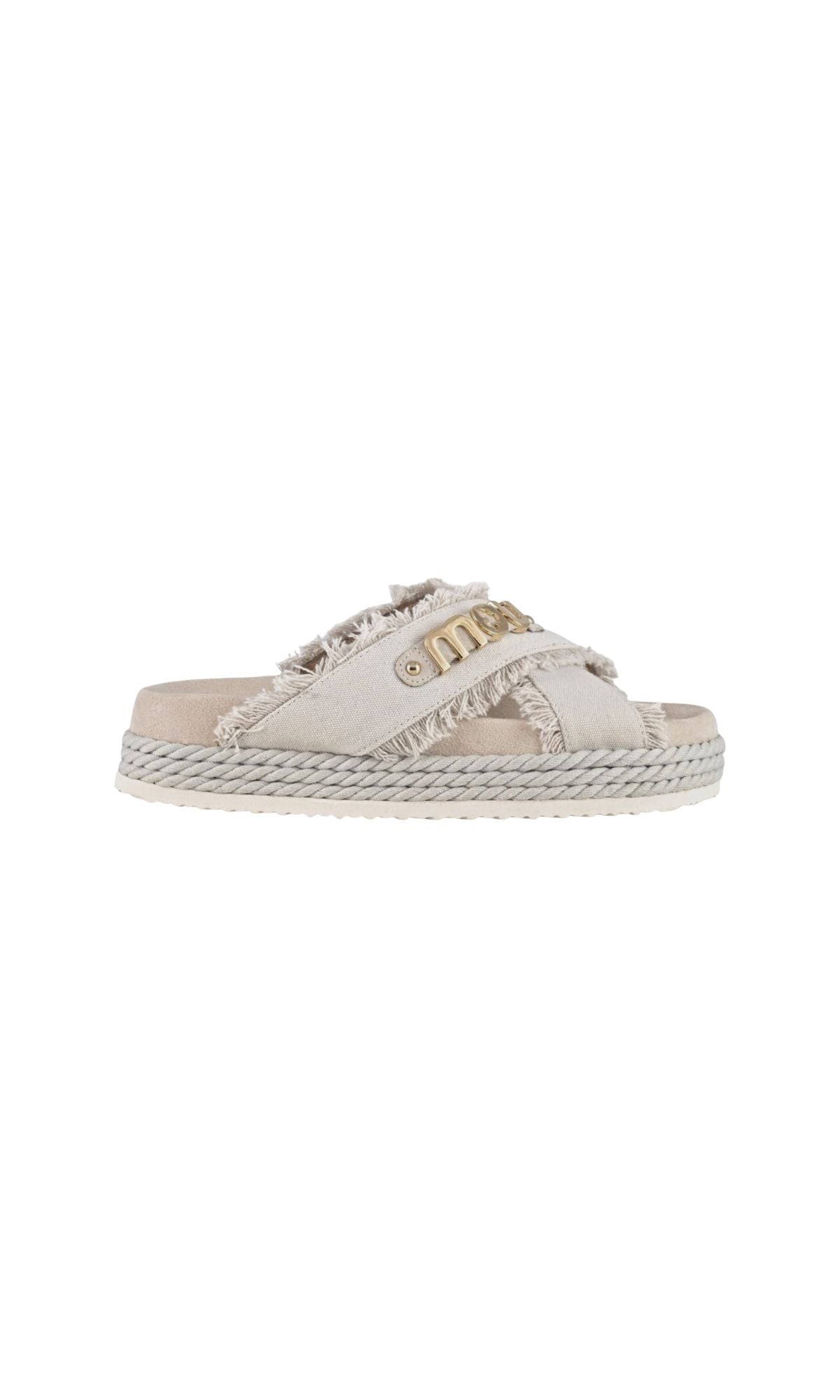 16 CRISS CROSS CANVAS WHITE - calzature - MOU