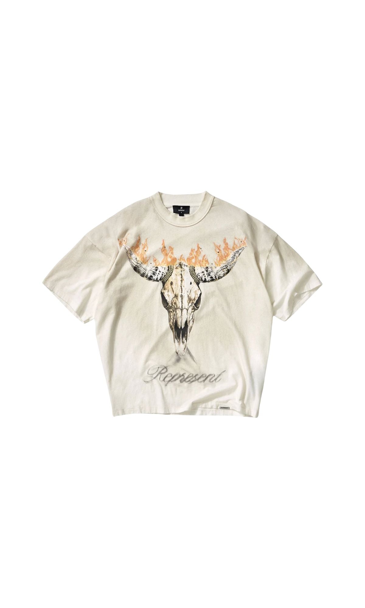 T-SHIRT BRITISH COWBOYS WASHED ECRU - ABBIGLIAMENTO - REPRESENT