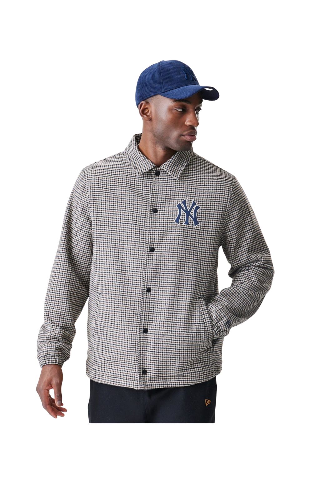 GIACCA NY CHECK BROWN - ABBIGLIAMENTO - NEW ERA