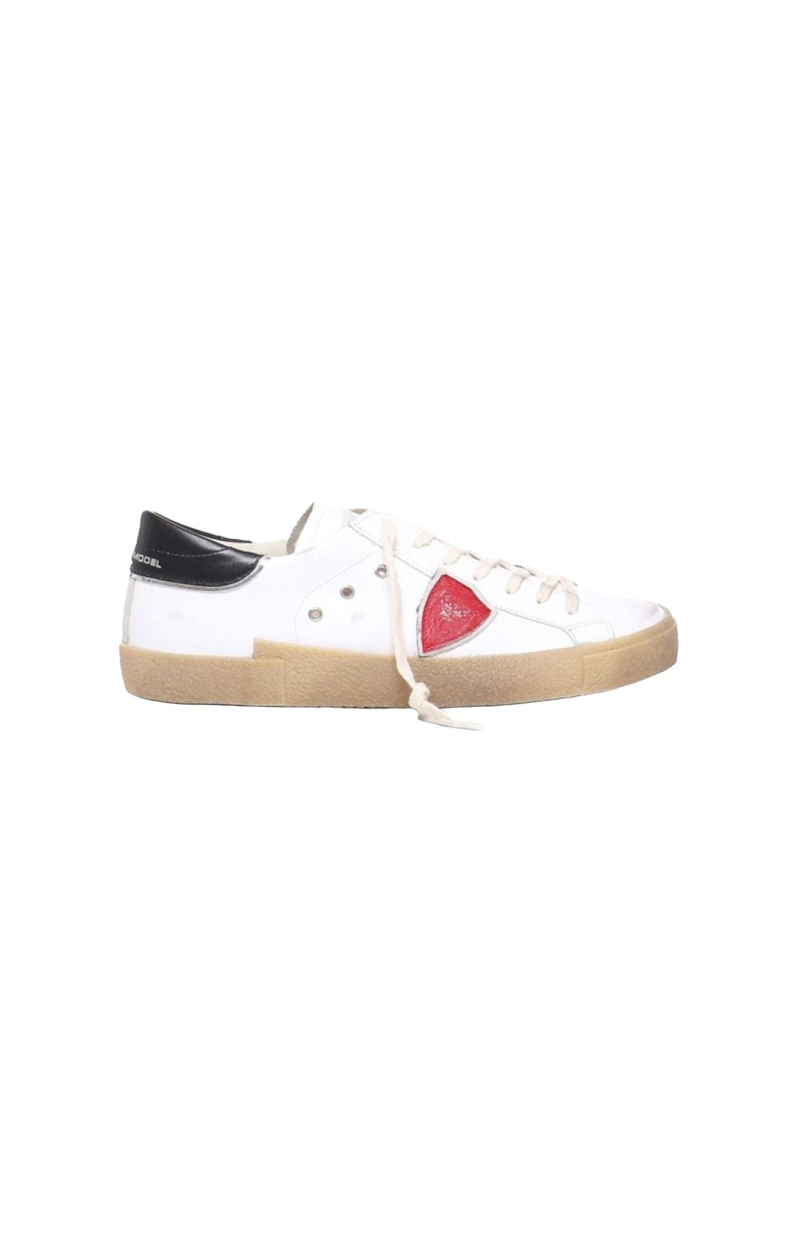 PRSX LOW WHT/RED - calzature - PHILIPPE MODEL