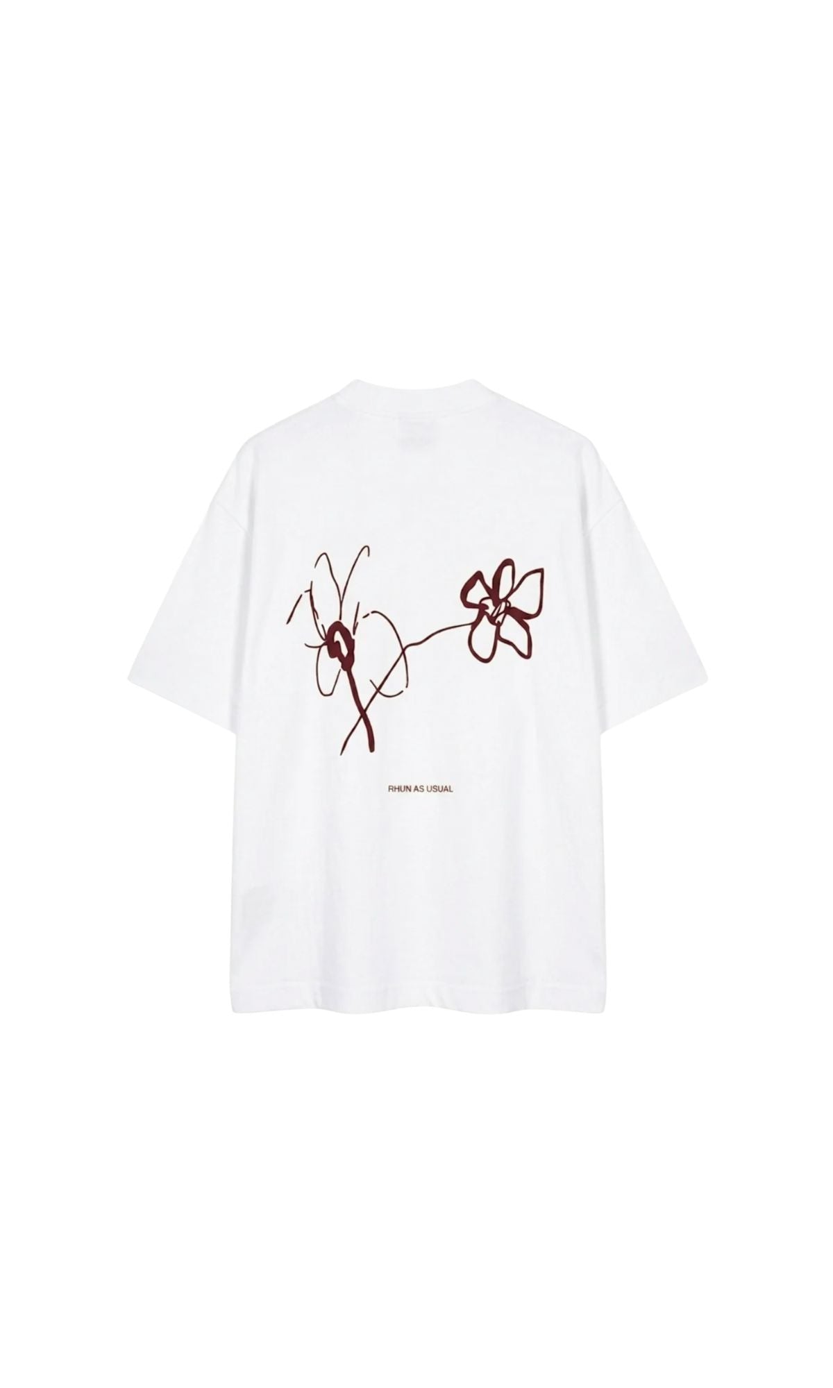 T-SHIRT FLOWER BIANCA - ABBIGLIAMENTO - RHUN