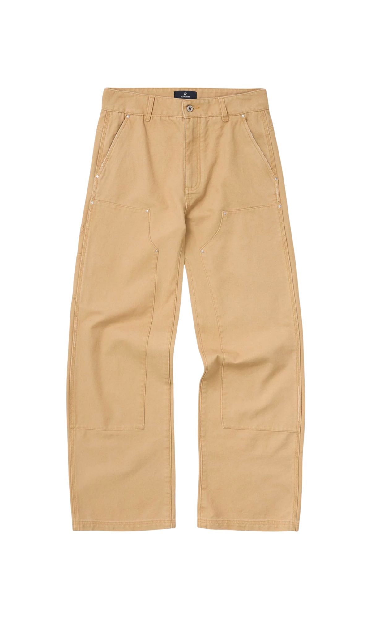 WORKER PANT WASHED TAN - ABBIGLIAMENTO - REPRESENT