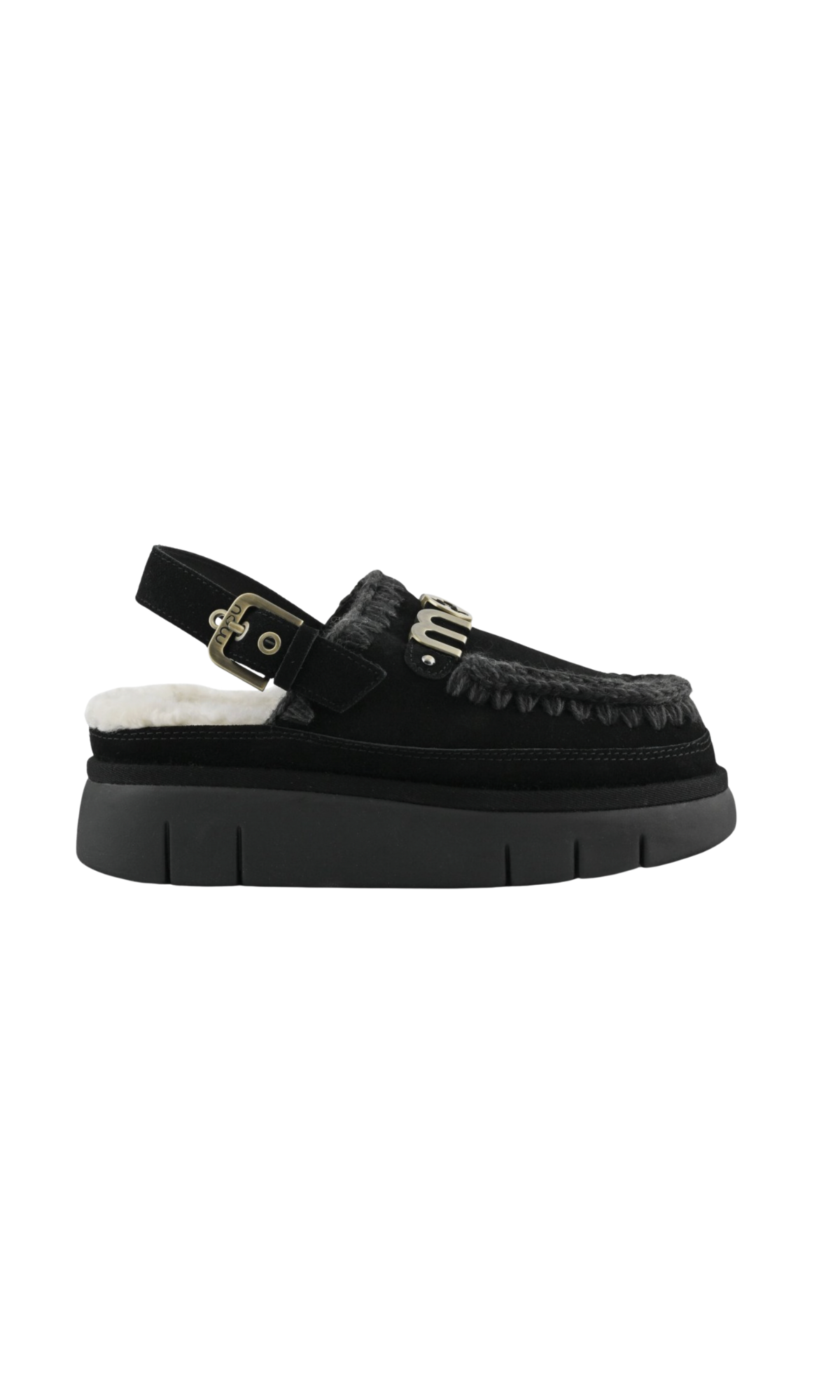 MOU BONCE CLOG BACK STRAP BLACK