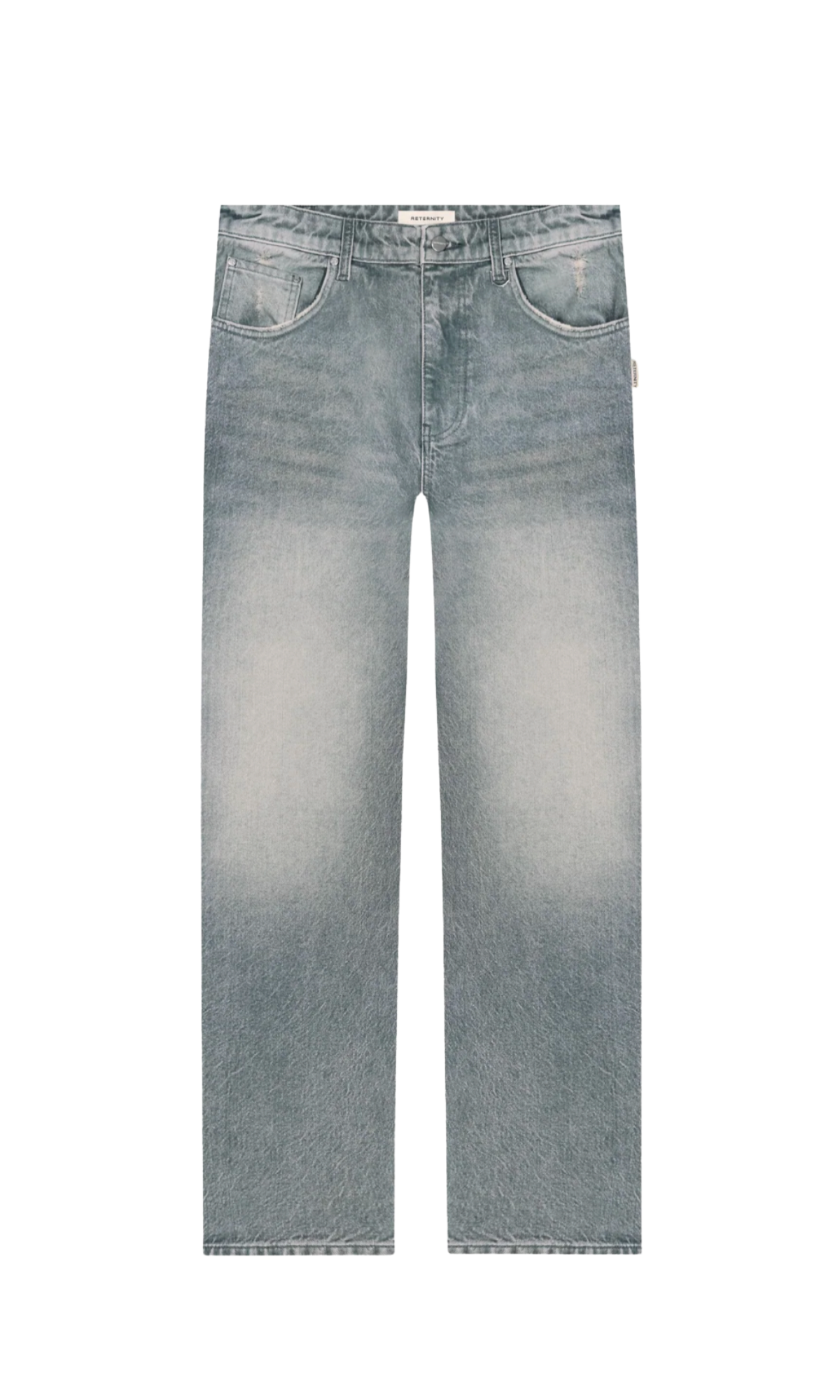 JEANS ESSENTIAL A TAGLIO DRITTO - AZZURRO  ABBIGLIAMENTO - RETERNITY