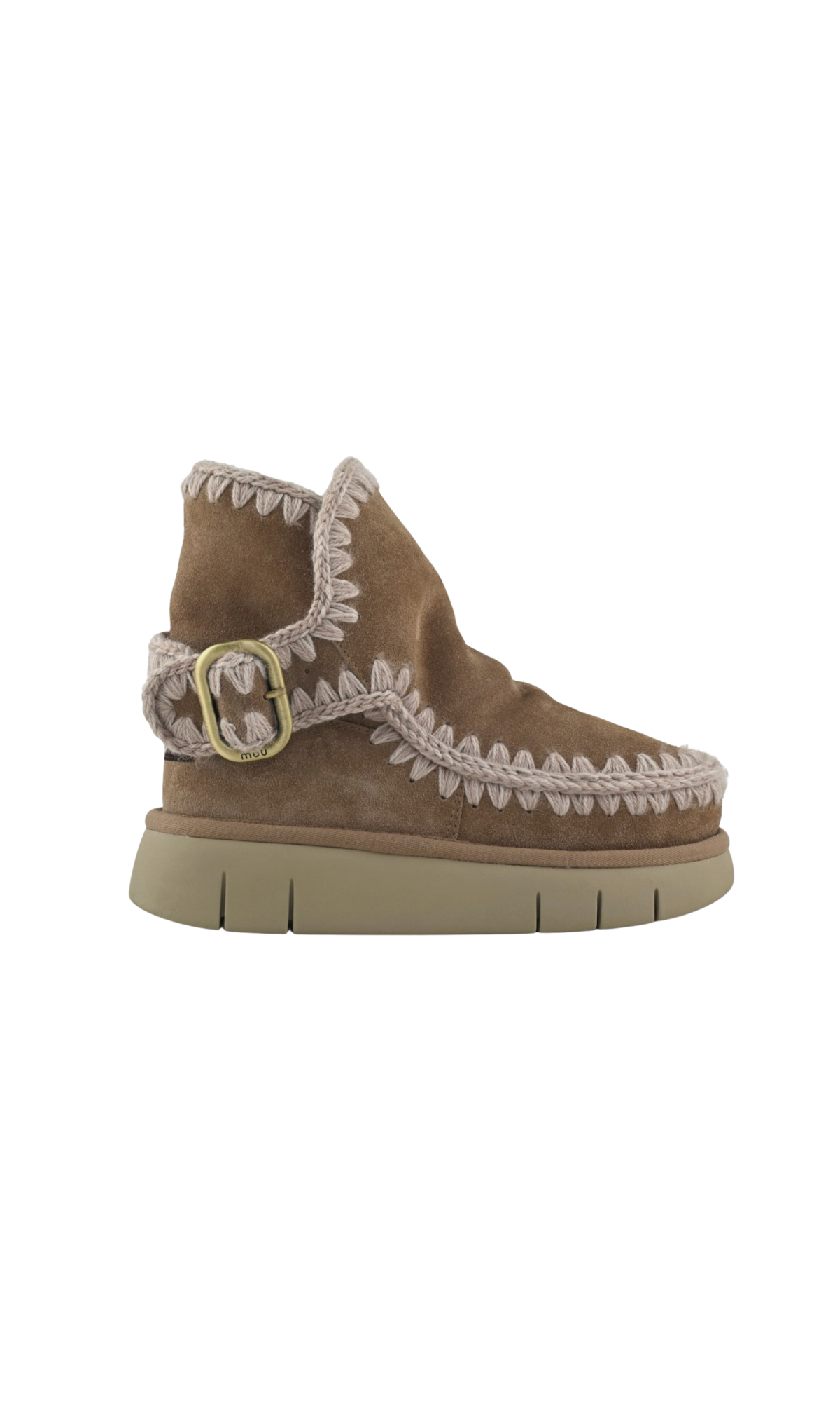 MOU BONCE BOOT BUCKLE STRAP  PKB   PINK BROWN