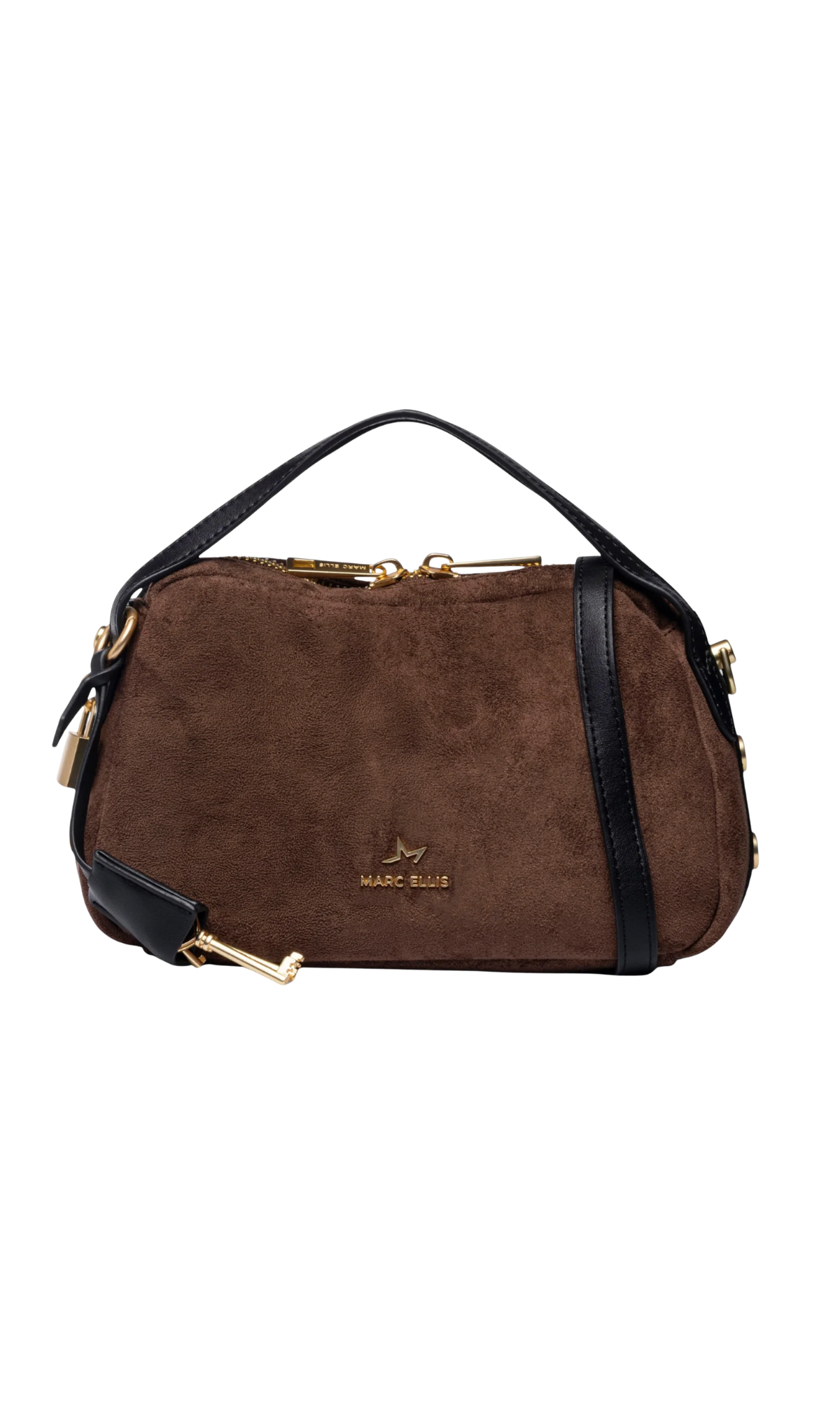BORSA A SPALLA MARC ELLIS ROSLYN KEY BROWN