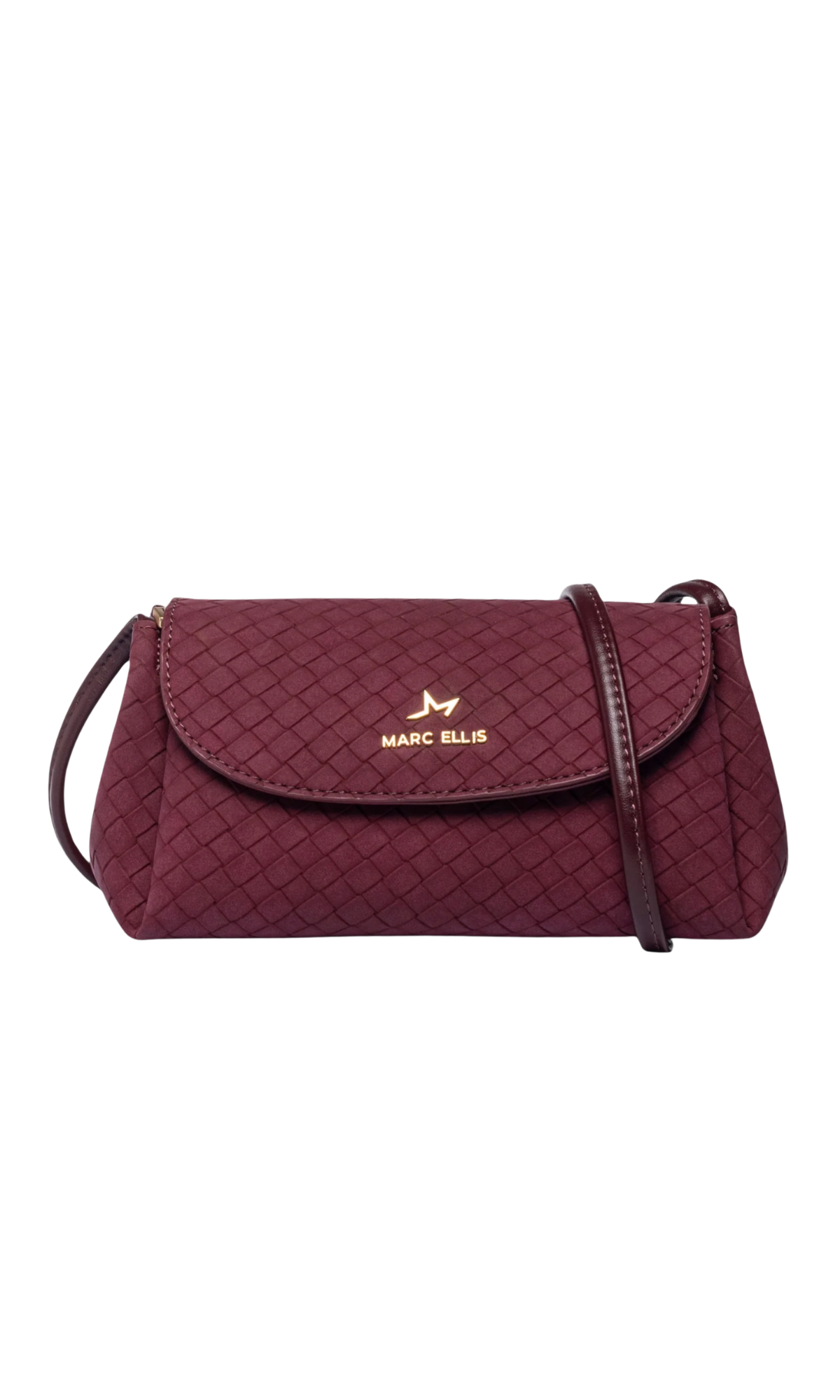 BORSA A MANO  MARC ELLIS SIBYL SUEDE BORDEAUX
