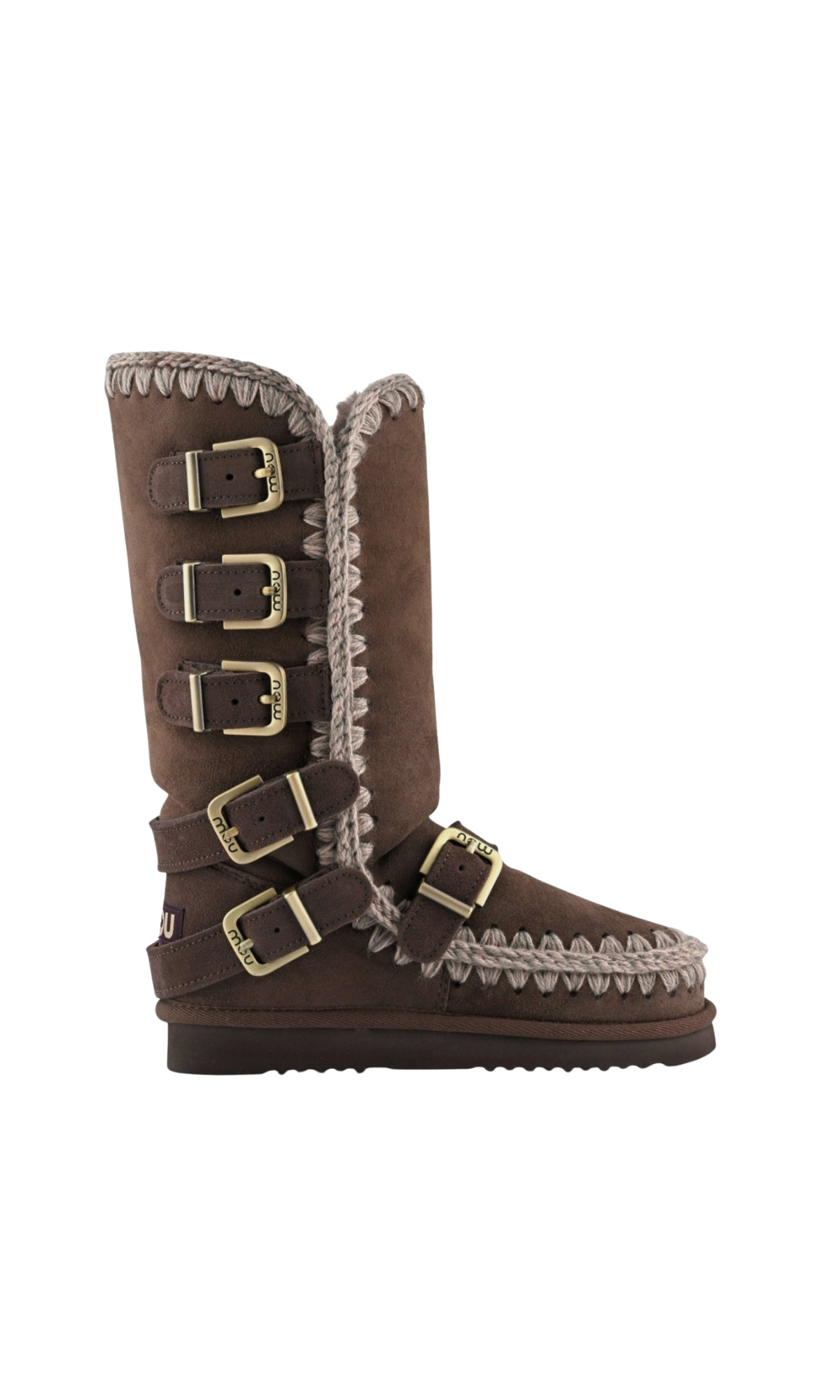 MOU STIVALI ESKIMO 40BUCKLE STRAPS BRPEP MARRONI