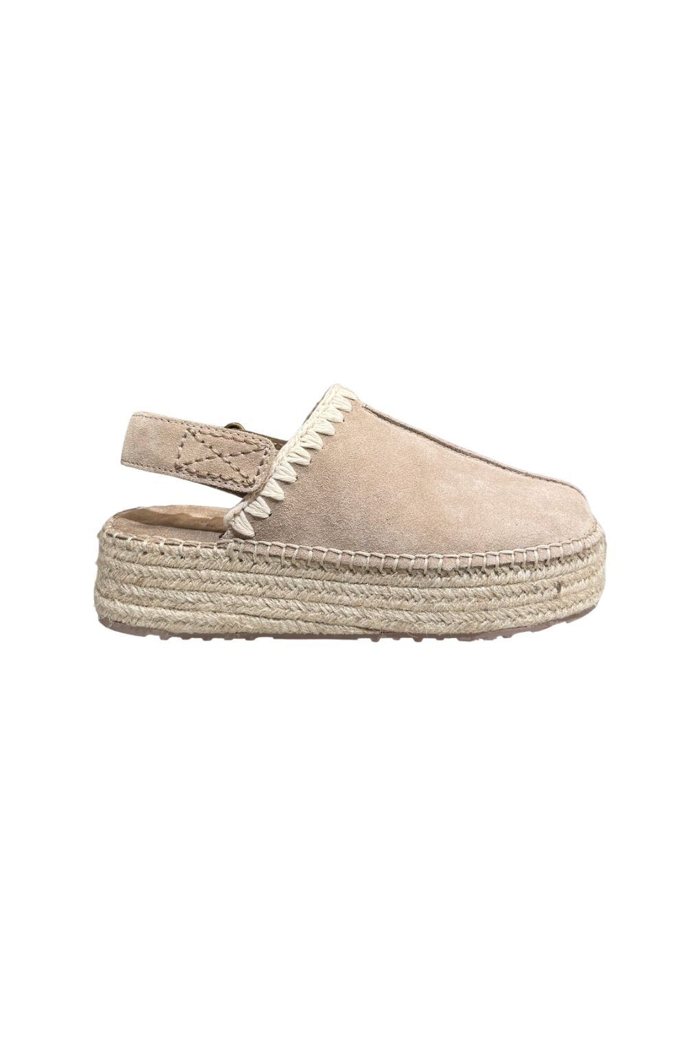 24 JUTE STRAP BEIGE - calzature - MOU