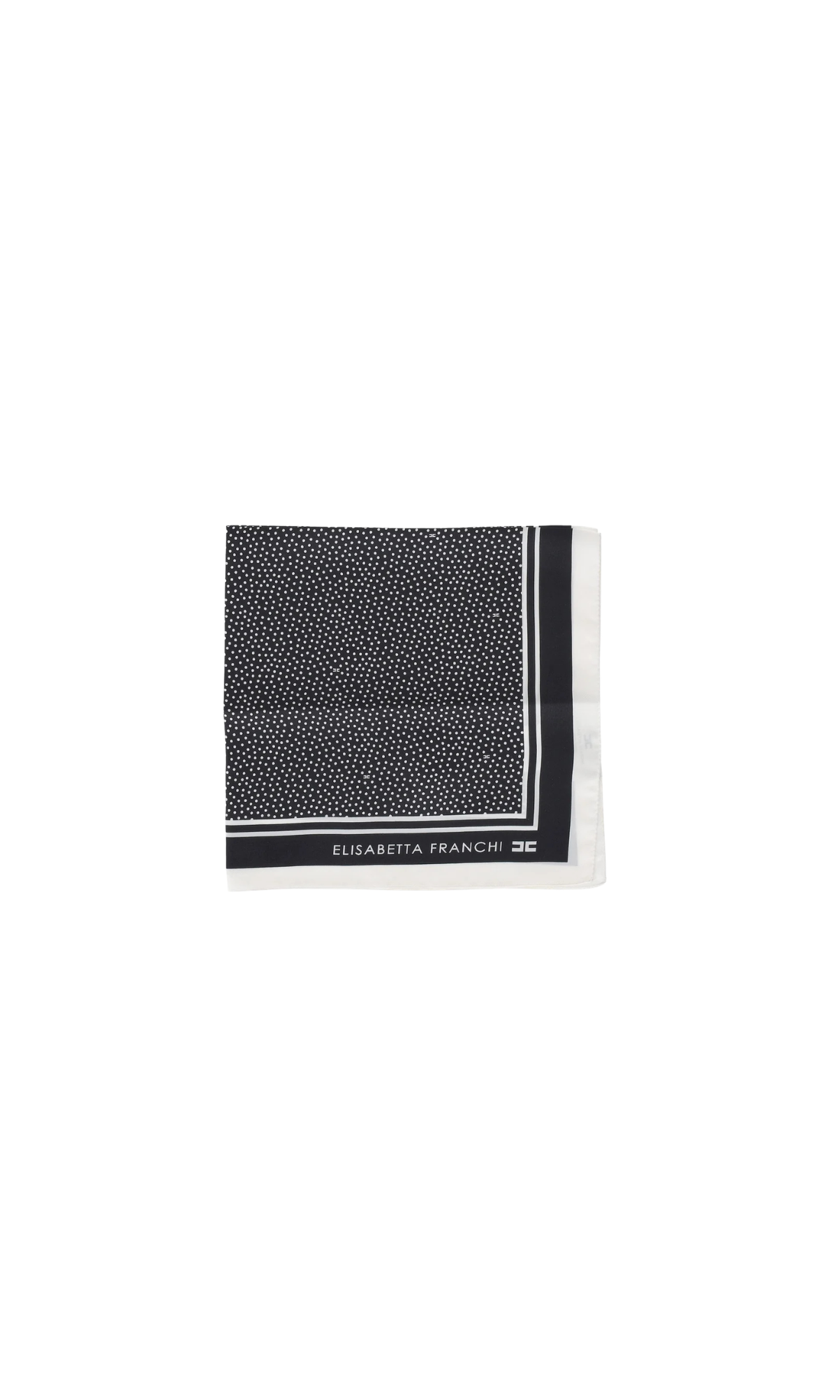 FOULARD IN SETA NERO FO01F67E2