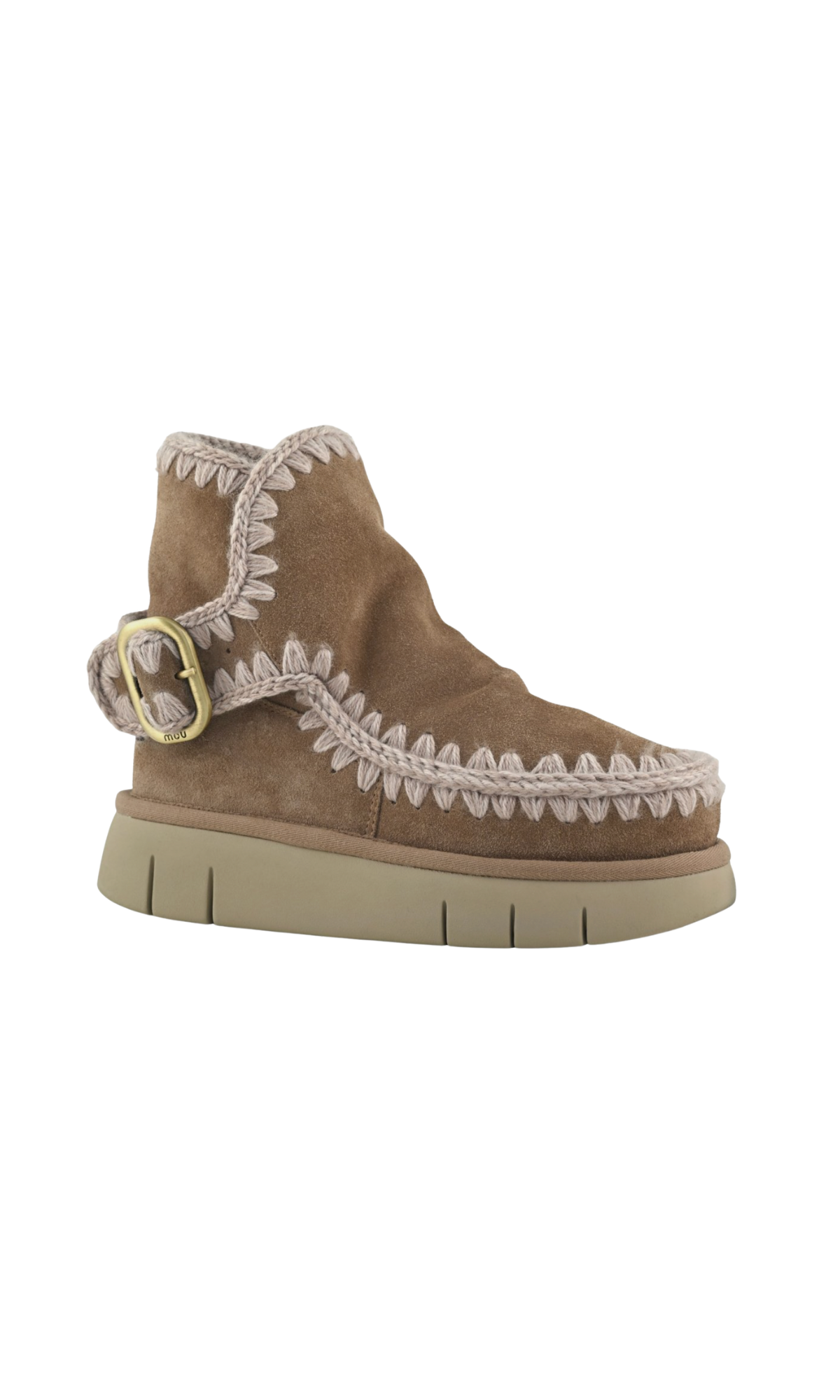 MOU BONCE BOOT BUCKLE STRAP  PKB   PINK BROWN