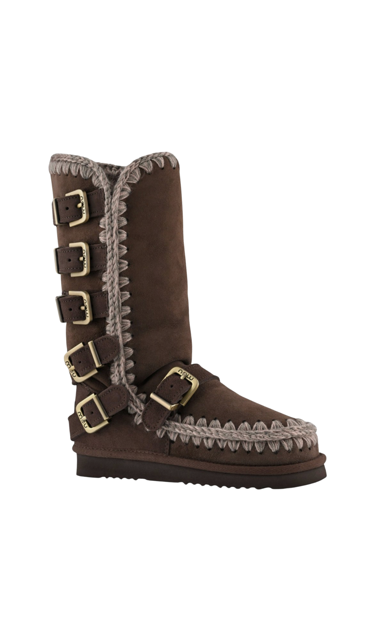 MOU STIVALI ESKIMO 40BUCKLE STRAPS BRPEP MARRONI