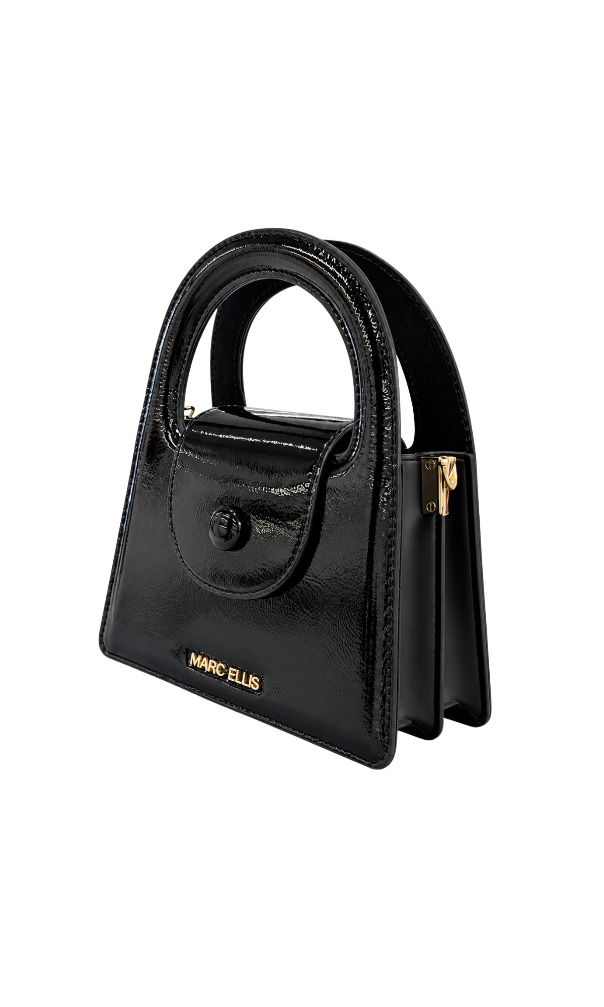 BORSA A MANO  MARC ELLIS MADELLINE NERA VERNICE