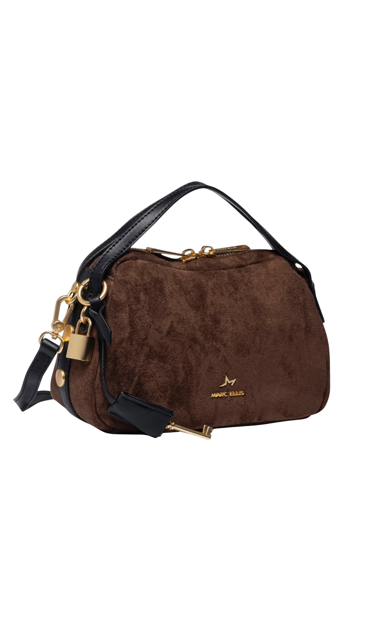 BORSA A SPALLA MARC ELLIS ROSLYN KEY BROWN