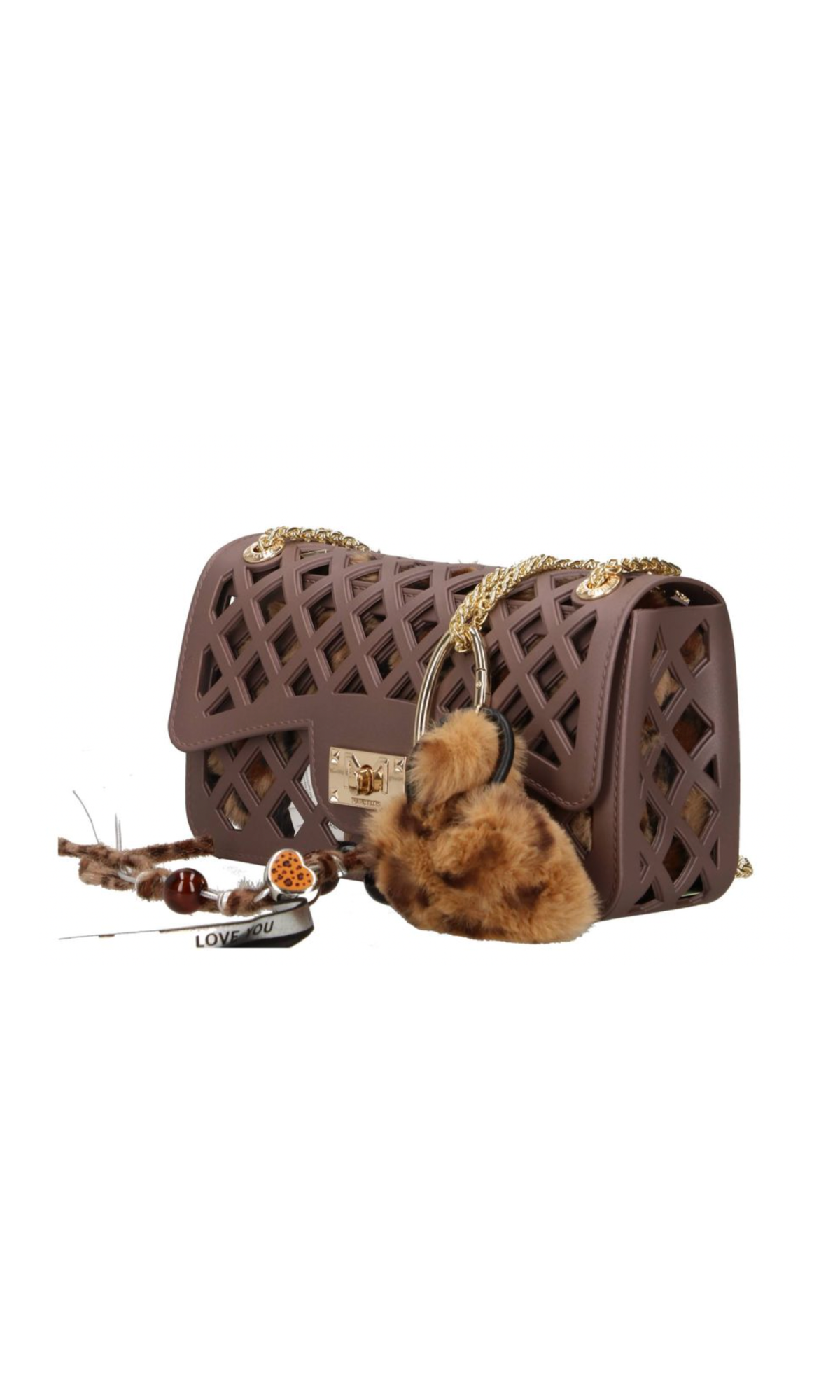 BORSA MARC ELLIS  FLAT BASK LEOPARD.