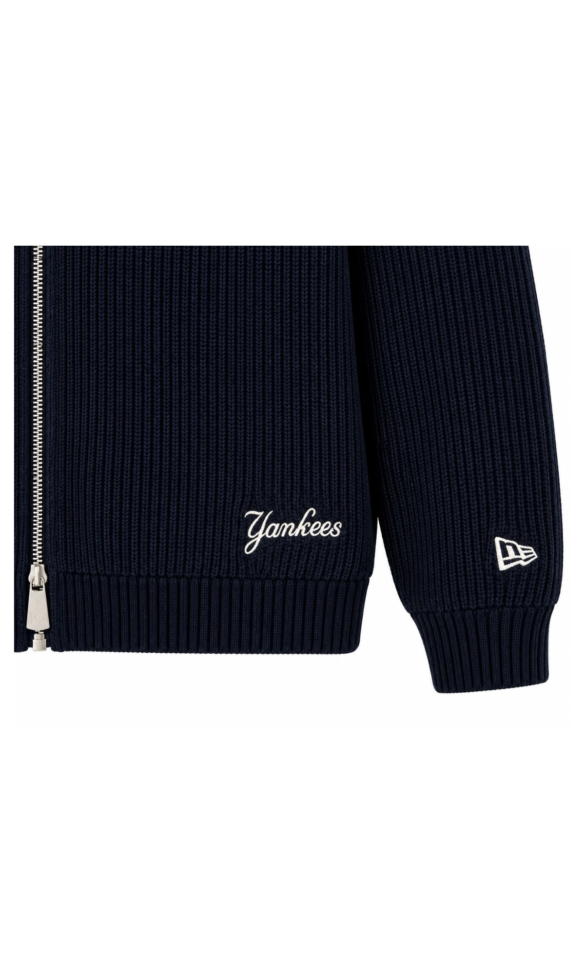 Cardigan New York Yankees MLB 2 Way Zip Blu Navy