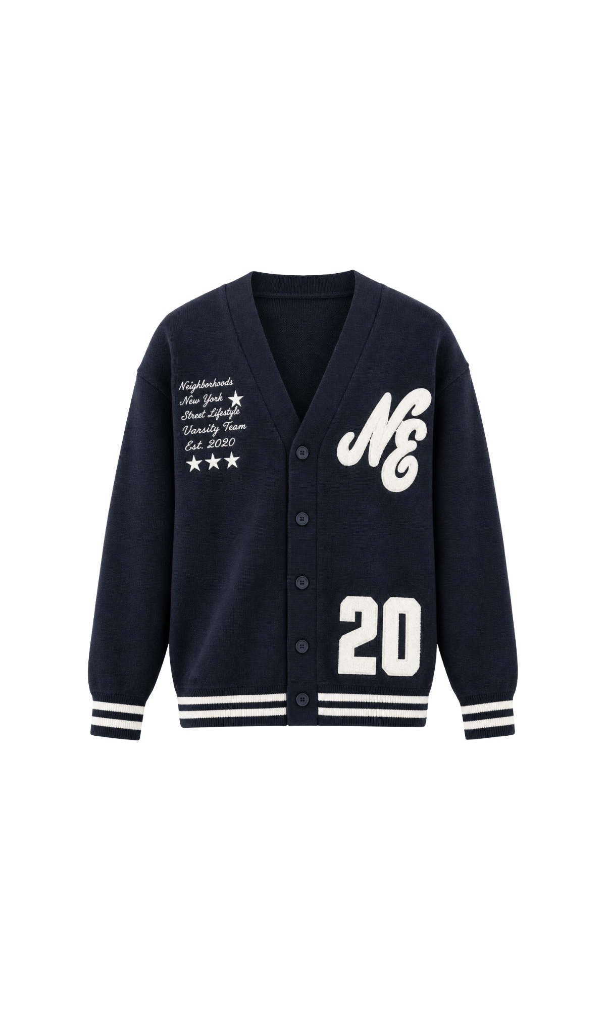 CARDIGAN NEW ERA HERITAGE BLU NAVY