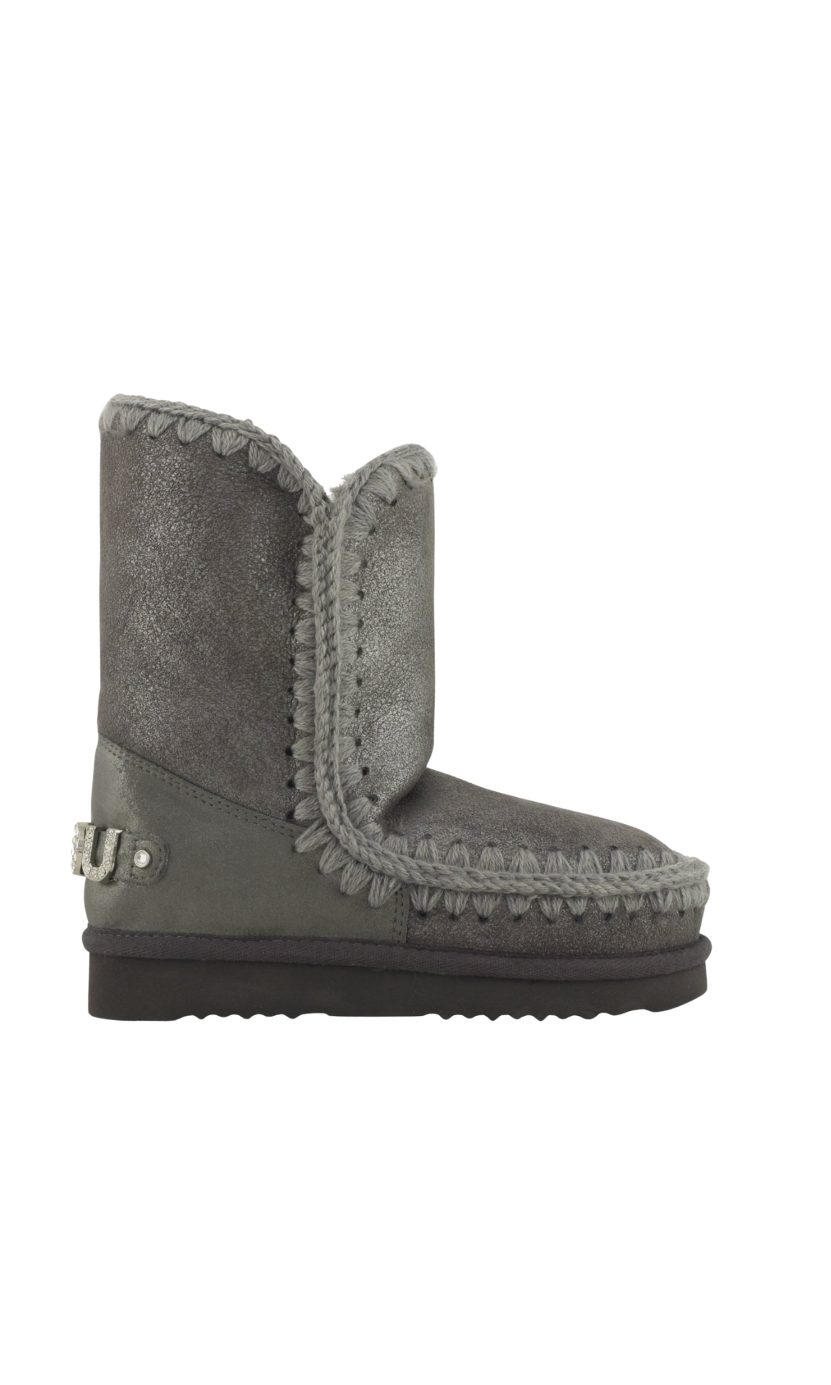 MOU ESKIMO 24 RHINESTONES LOGO DAST IRON GRAY