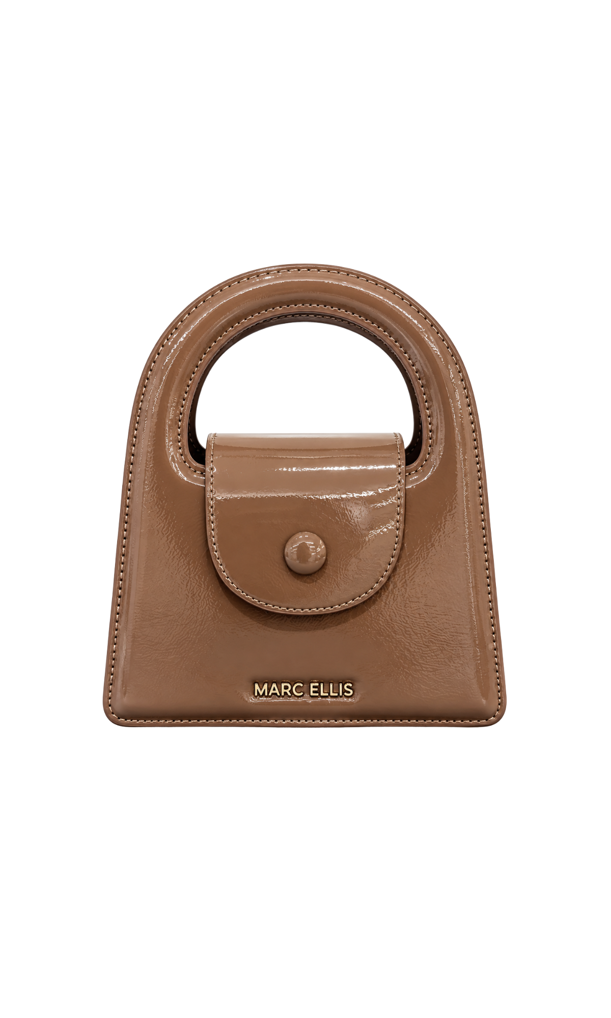 BORSA A MANO  MARC ELLIS MADELLINE BEIGE VERNICE