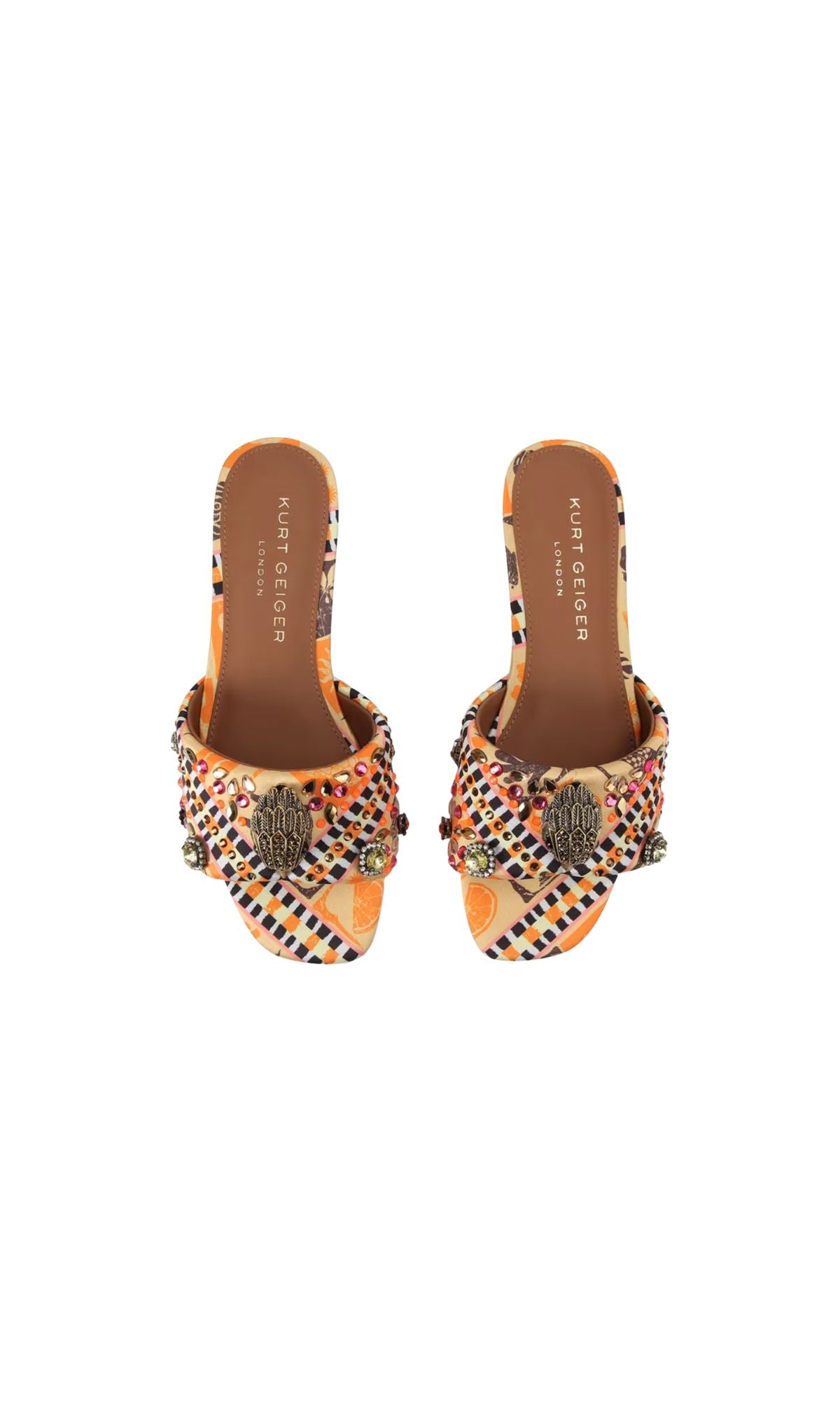 FLAT SANDAL KENSINGTON MUSTARD - calzature - KURT GEIGER