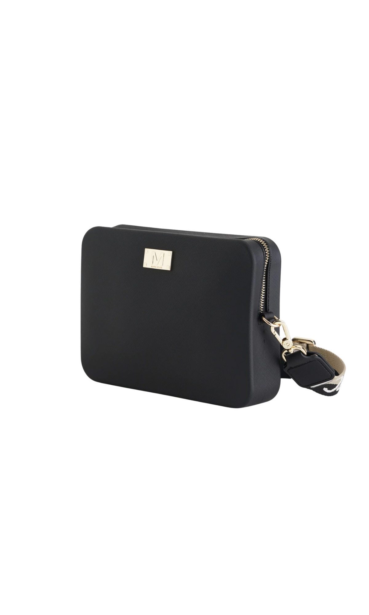 BORSA A SPALLA MARC ELLIS FLAT FLOWE 27 BLACK