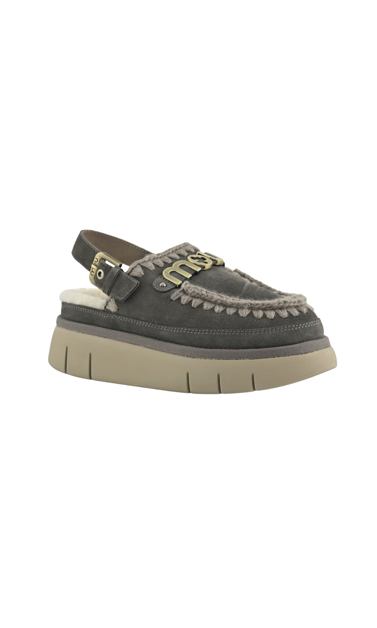MOU BONCE CLOG BACK STRAP CHL GRAY