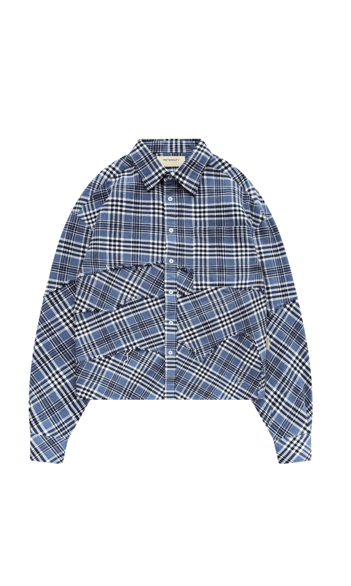 CAMICIA LE TISSÉ WAFFLE - BLU RETERNITY
