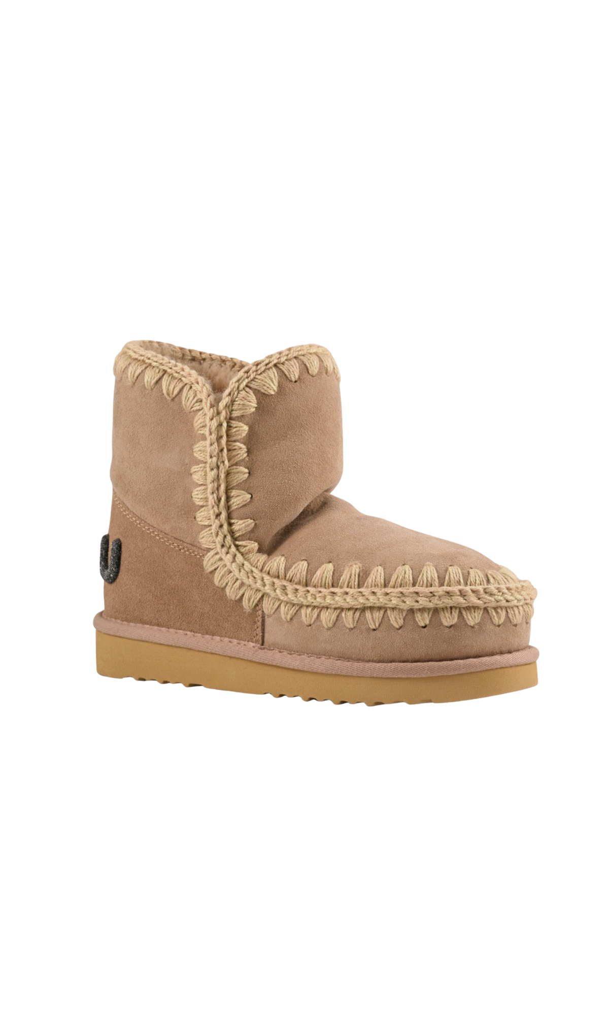 STIVALI MOU ESKIMO BOOT 18 GLITTER LOGO CAMMELLO