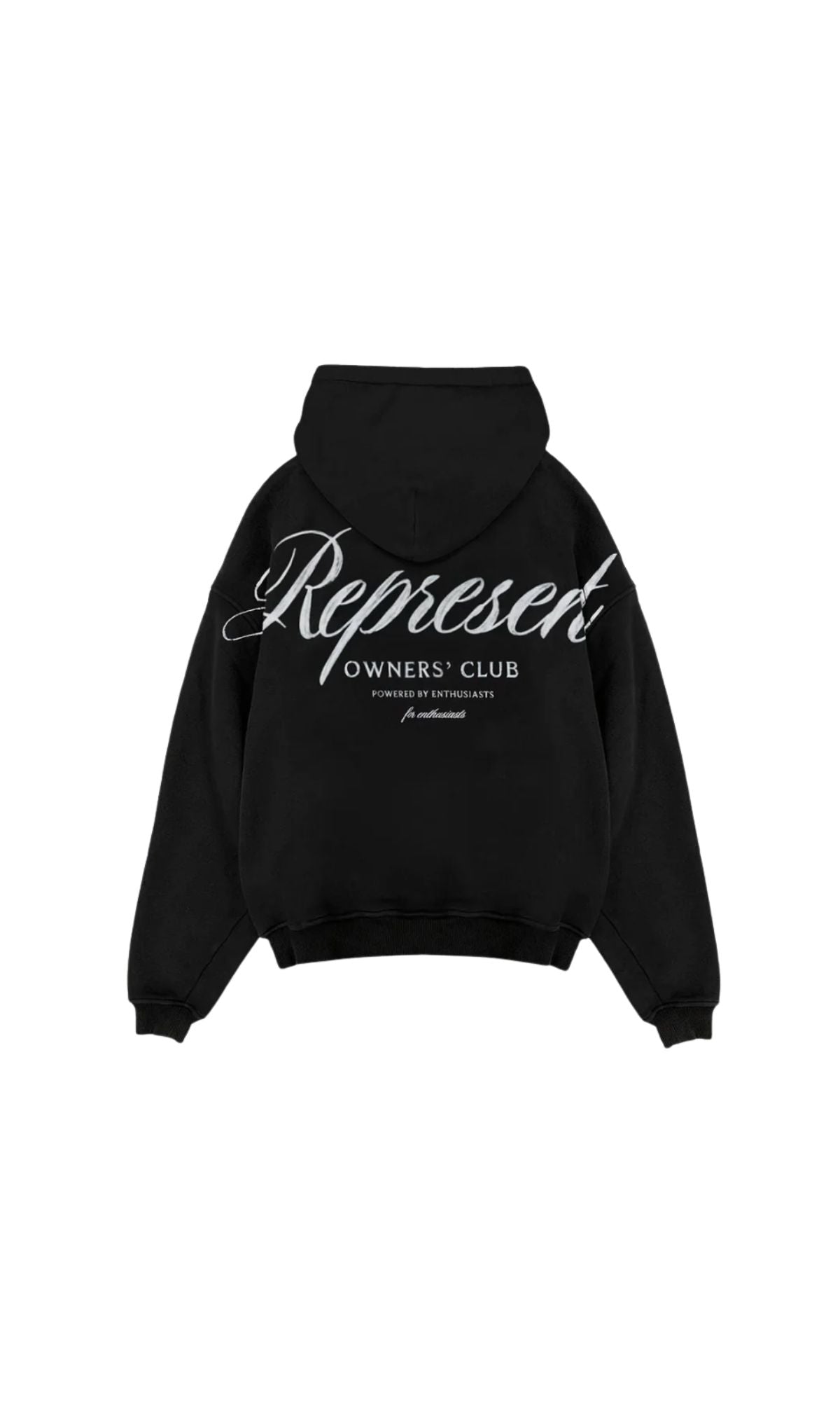 HOODIE CLUB SCRIPT BLACK - ABBIGLIAMENTO - REPRESENT