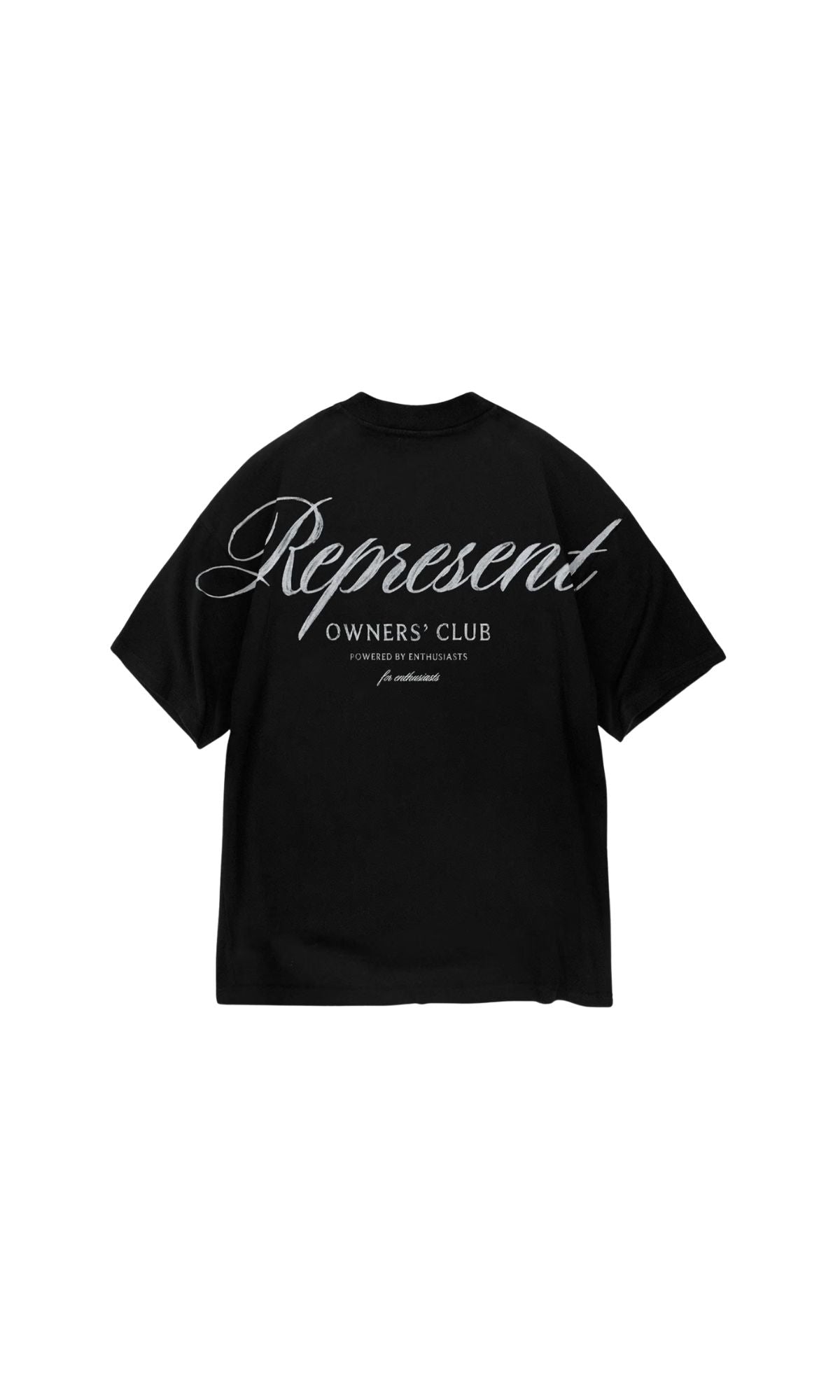 T-SHIRT CLUB SCRIPT BLACK - ABBIGLIAMENTO - REPRESENT