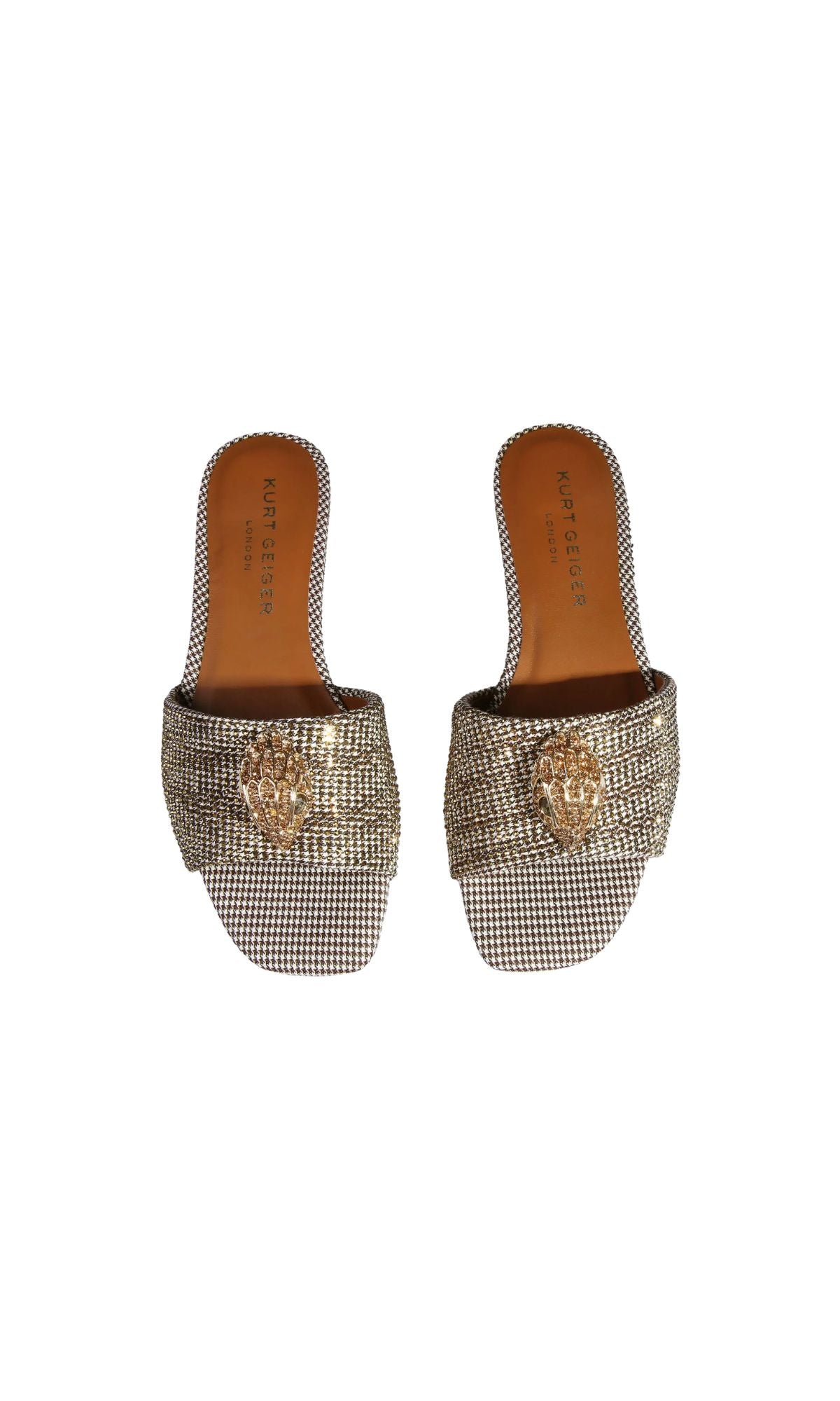 KENSINGTON FLAT SANDAL BEIGE - calzature - KURT GEIGER