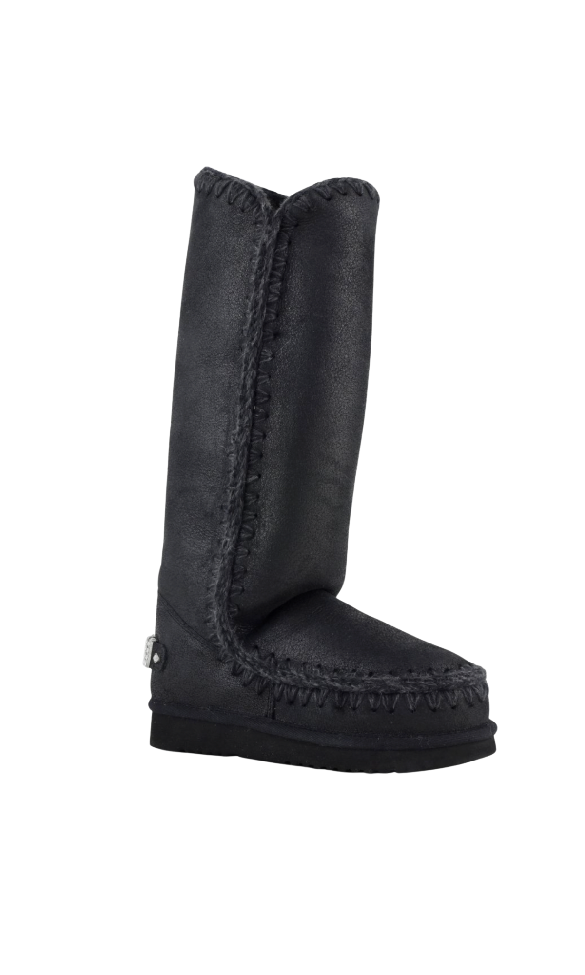 STIVALI MOU ESKIMO 40 RHINESTONES BLACK GLITTER