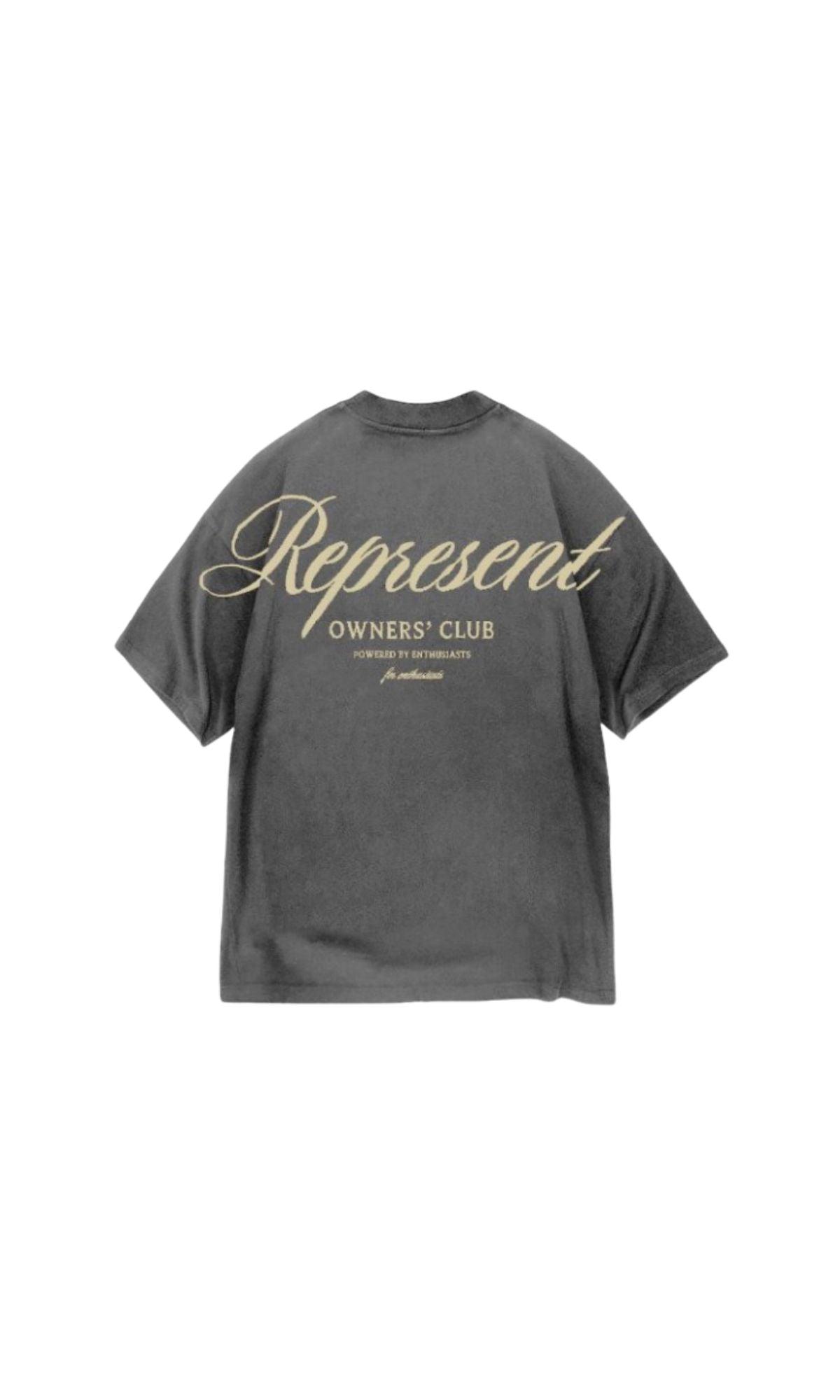 T-SHIRT CLUB SCRIPT VINTAGE GREY - ABBIGLIAMENTO - REPRESENT