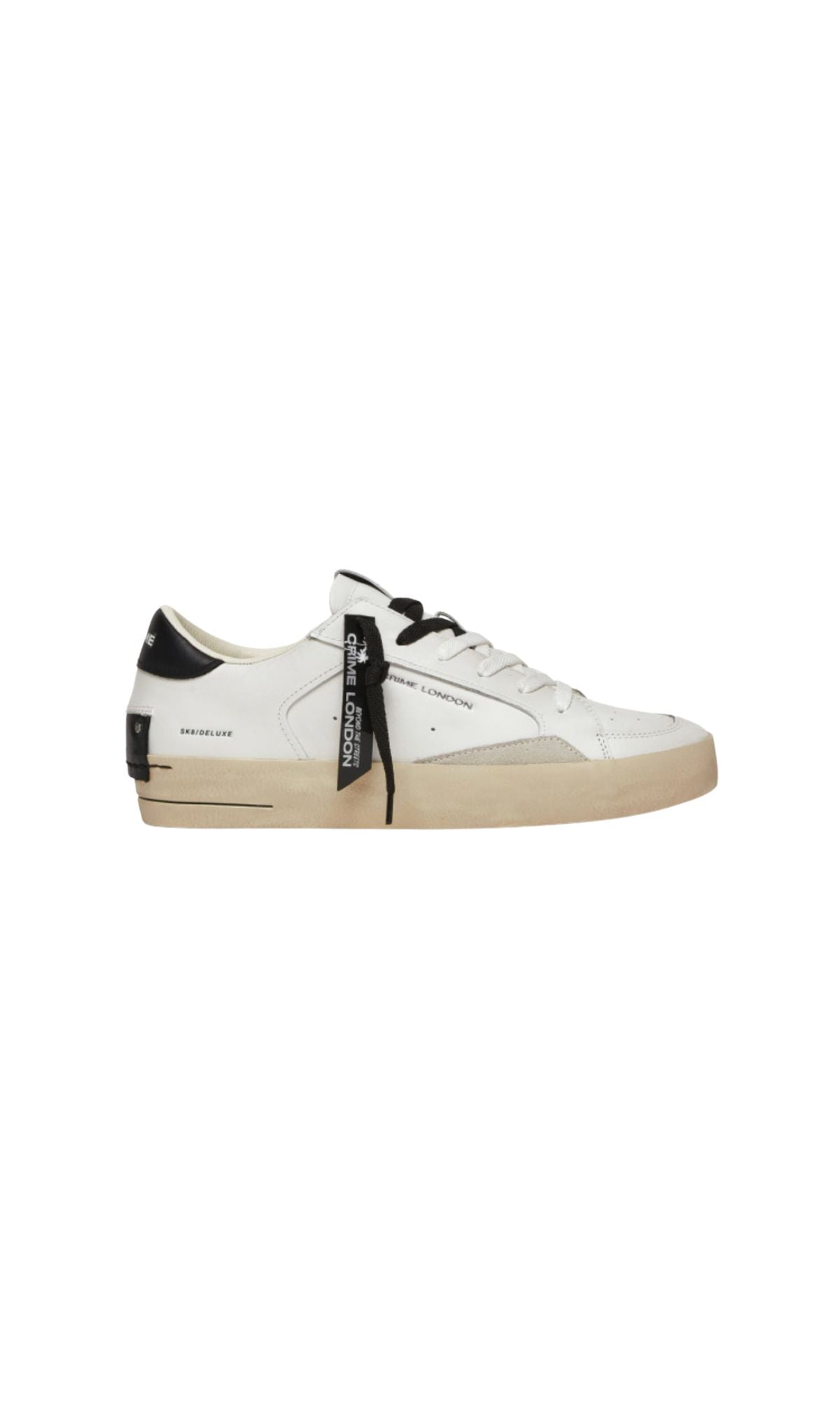 SK8 DELUXE ALL WHITE - calzature - CRIME LONDON