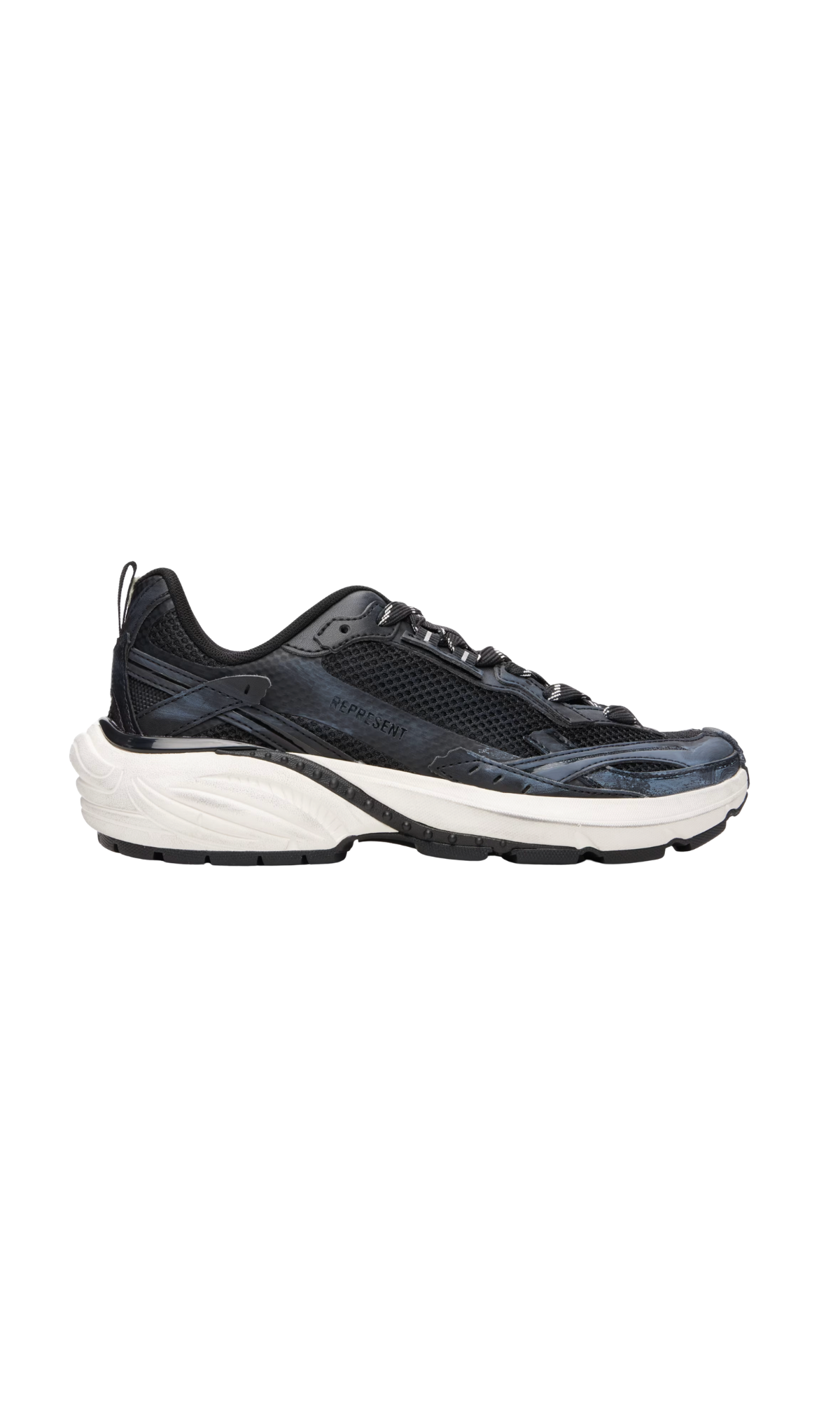 REPRESENT SNEAKERS STORM-TORN BLACK