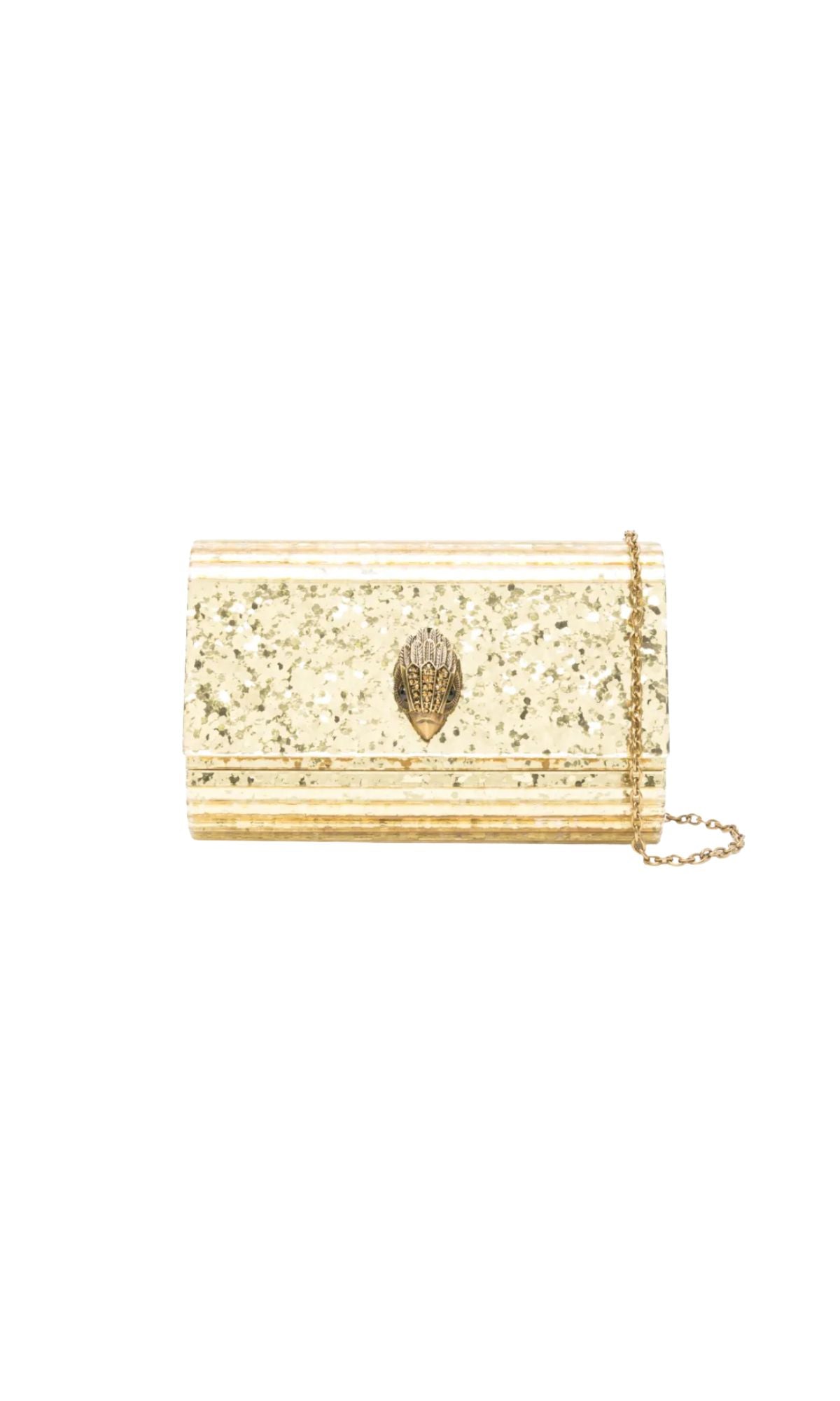 PARTY EAGLE CLUTCH GOLD - calzature - KURT GEIGER