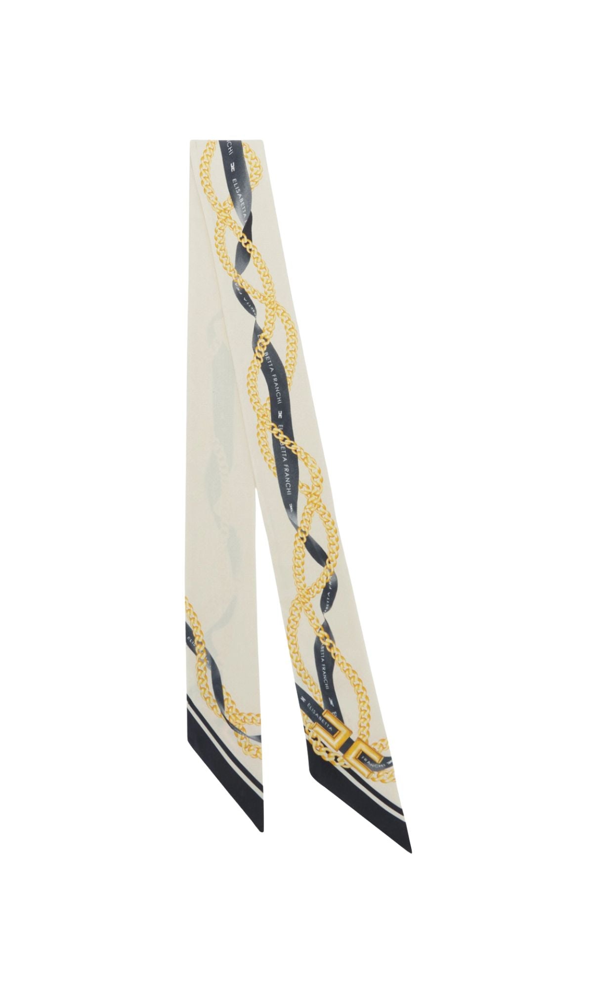BANDEAUX 22L SETA STAMPA NASTRI E CATENE - Accessori - ELISABETTA FRANCHI