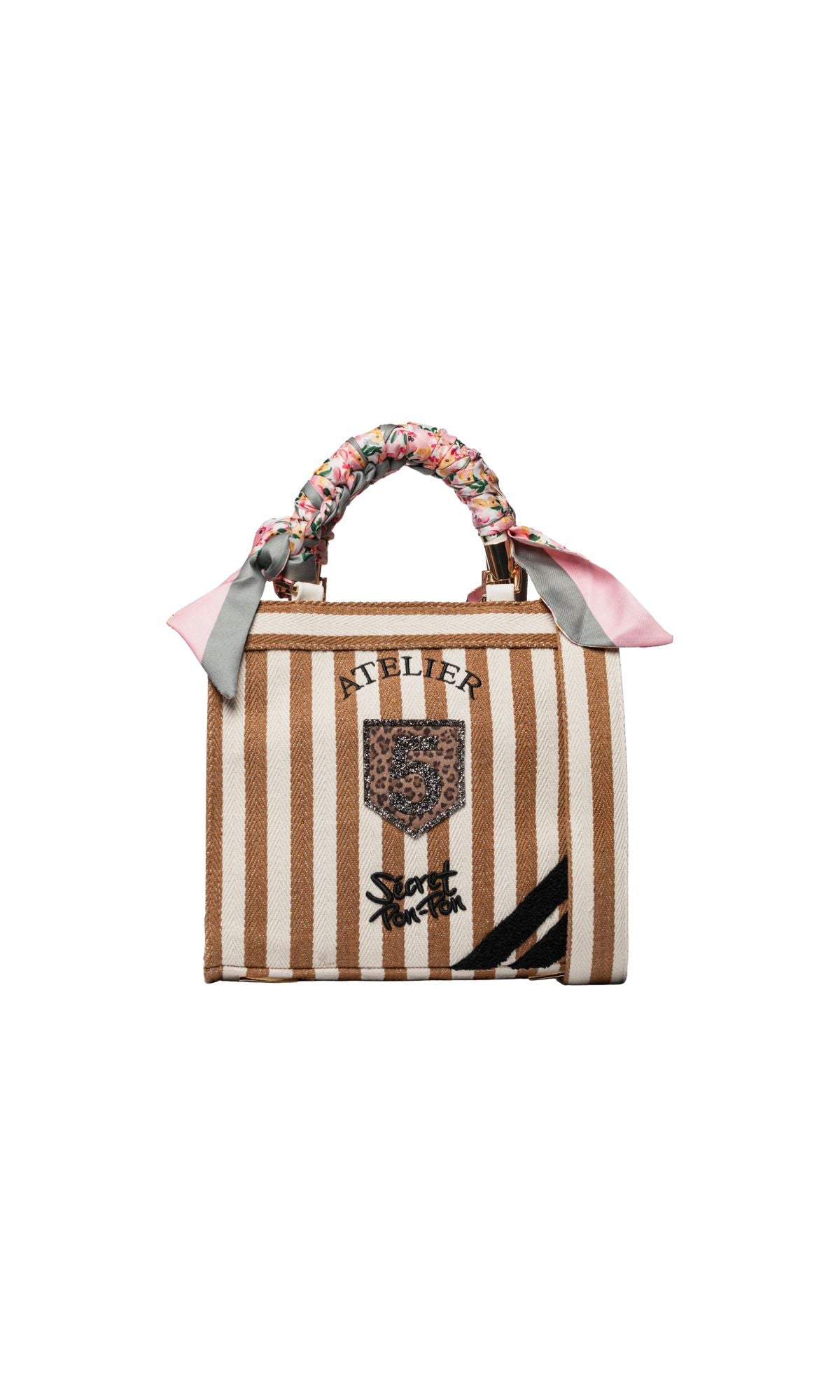SAINT TROPEZ BAG S BEIGE CUOIO - Accessori - SECRET PON PON