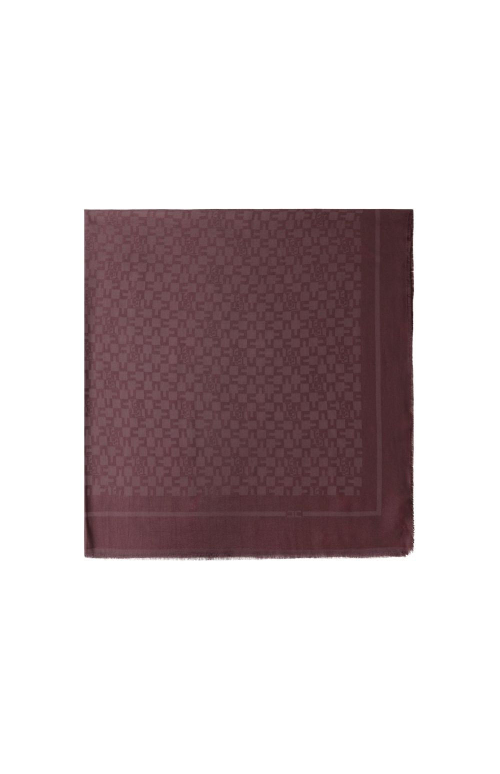 SCIARPA PATTERN LOGO MERLOT - Accessori - ELISABETTA FRANCHI
