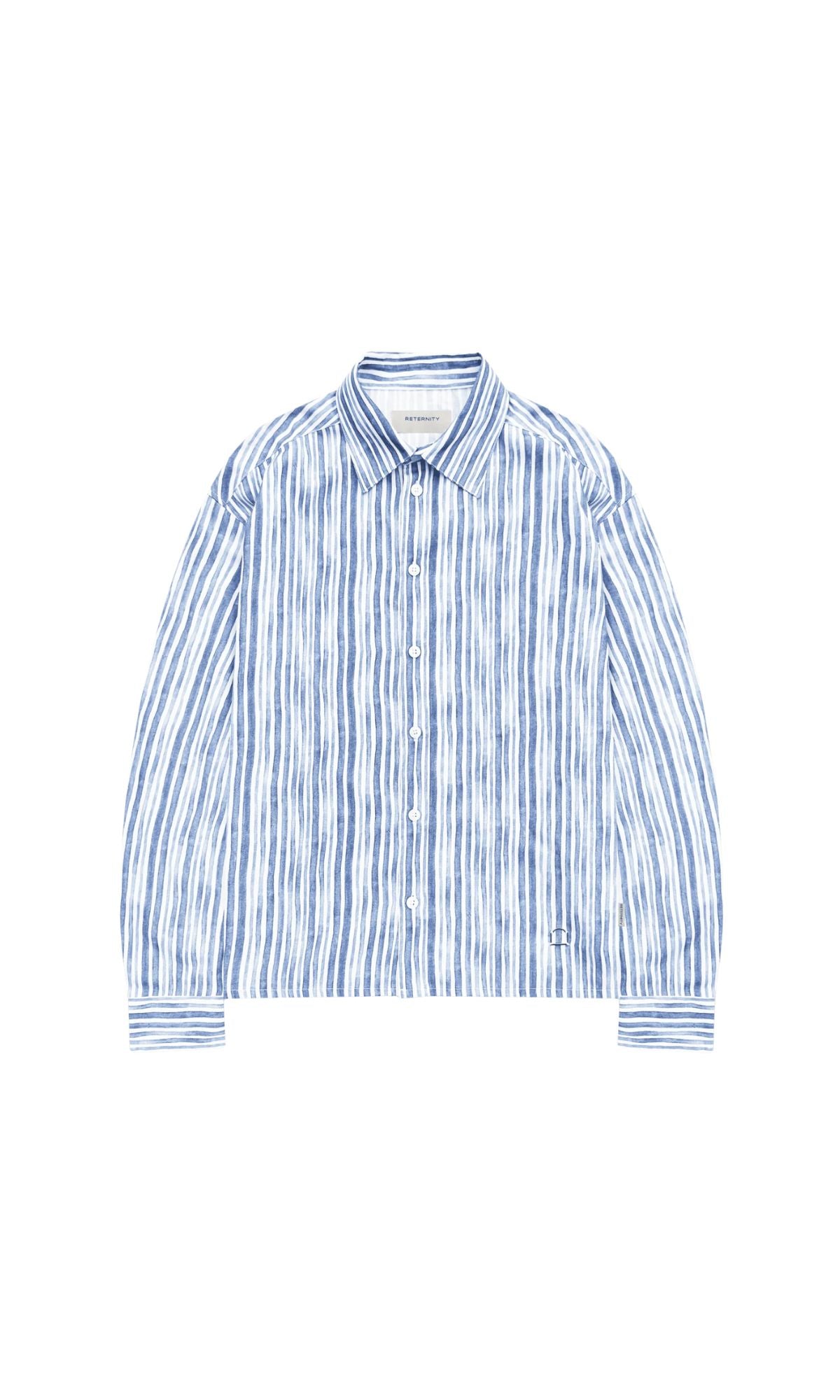 WATERCOLOR SHIRT BLUE - ABBIGLIAMENTO - RETERNITY