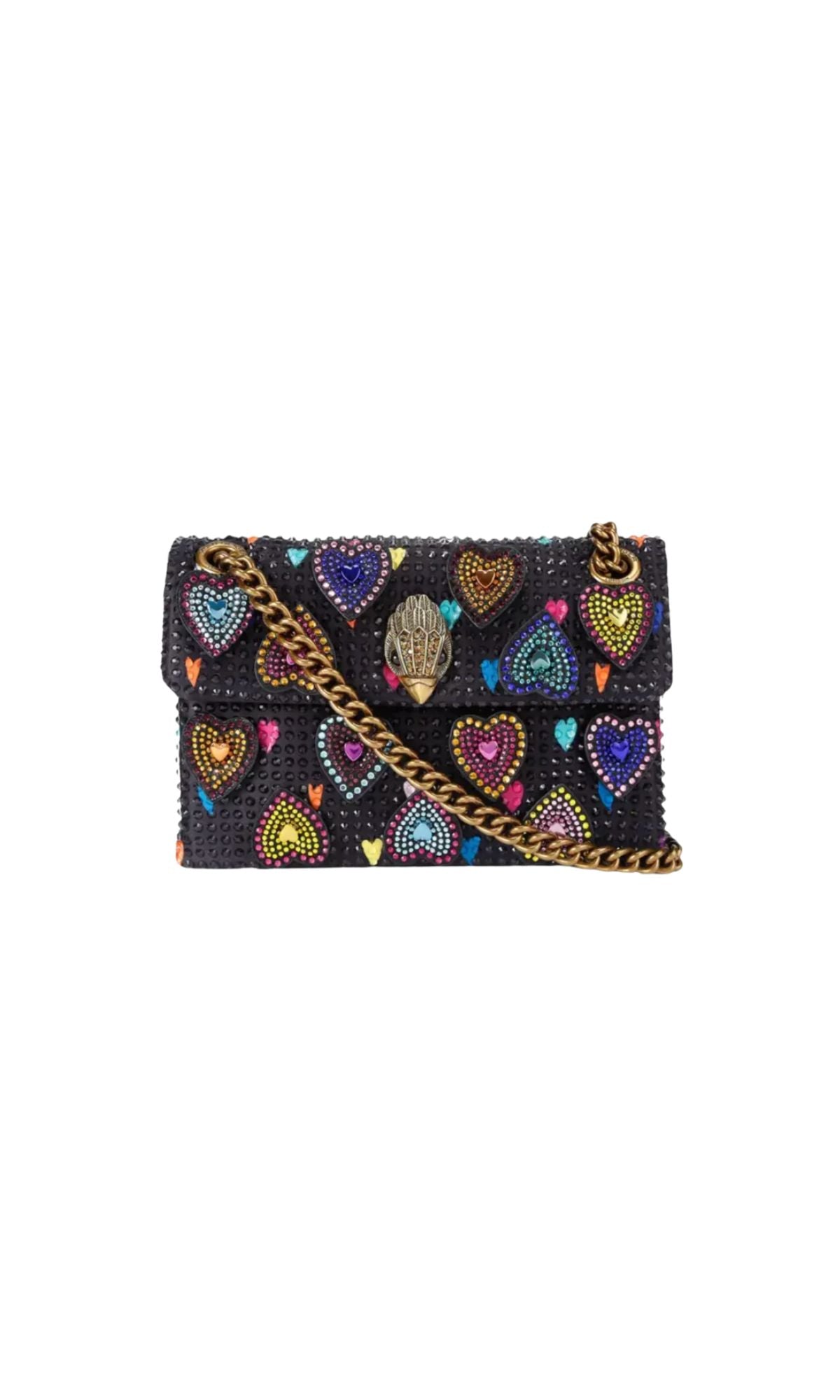 BAG MINI KENSINGTON BLACK COMB - calzature - KURT GEIGER