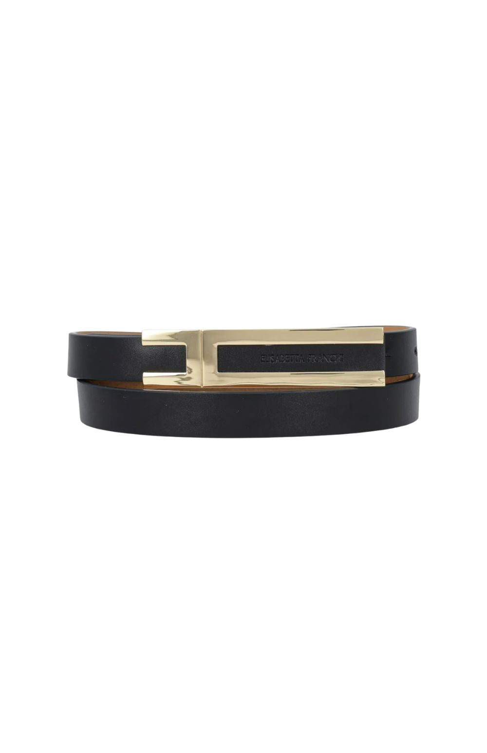 CINTURA BLACK FIBBIA LOGO - Accessori - ELISABETTA FRANCHI