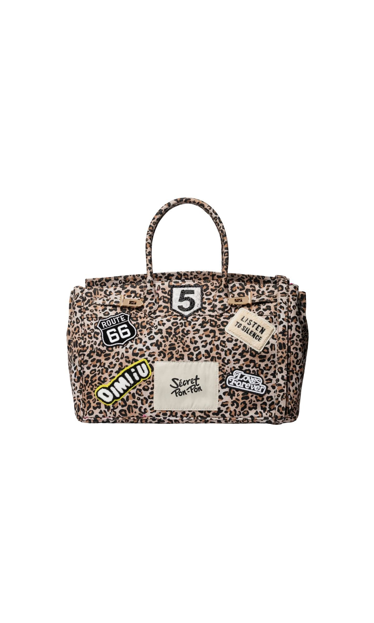 GRACE CANVAS L LEOPARD - Accessori - SECRET PON PON