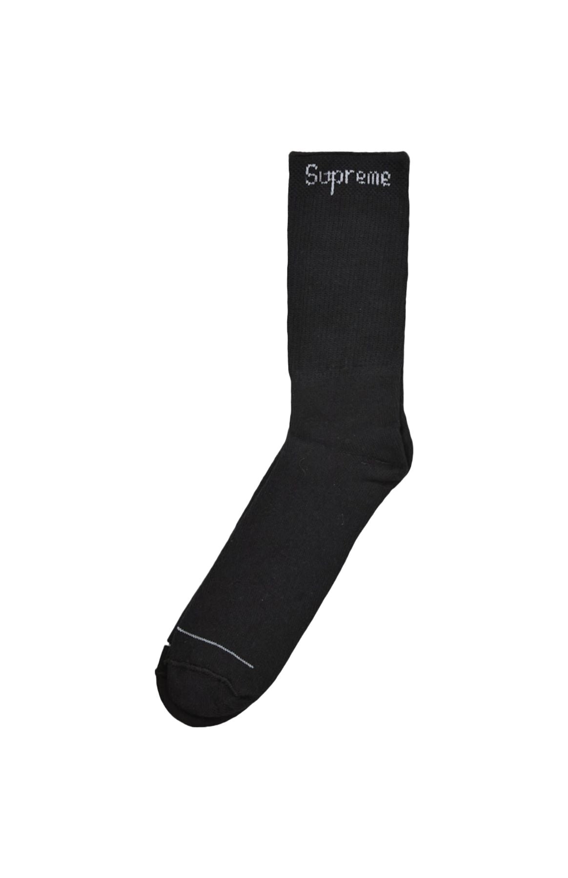 SUPREME SOCKS BLK -  -