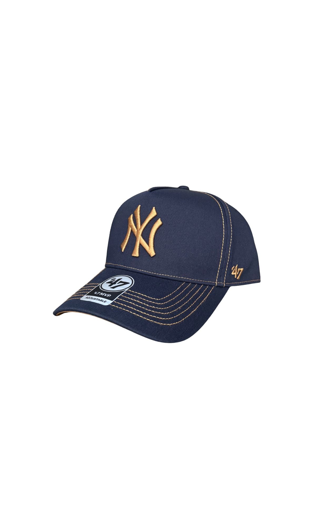 CONTRAST STITCH NAVY NY -  -